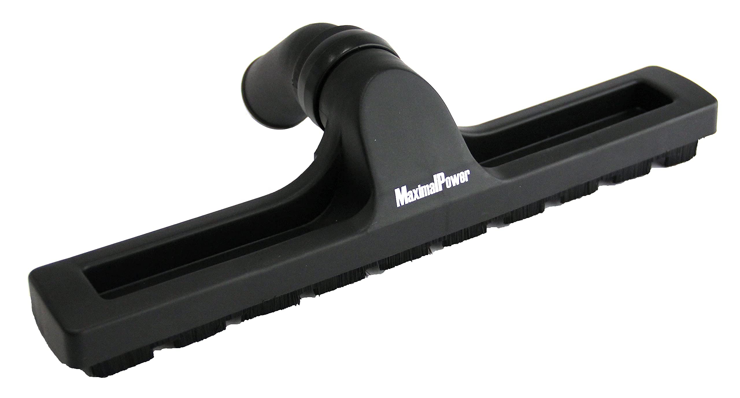 MaximalPower 1-1/4 Inch Hardwood Floor Vacuum Attachment - 360° Swivel Head Multi-Surface Brush for Hard Floors & Carpets - Fits Most 1.25 Inch Vacuum Hoses - Perfect for Pet Hair, Dust & Debris Cleaning in Homes & Offices