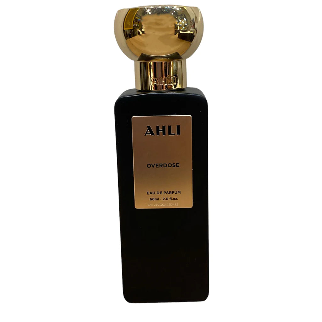 AHLI Overdose 2.0 oz Unisex Perfume - Long Lasting Fragrance for Men & Women | Perfect for Date Night, Office & Special Occasions