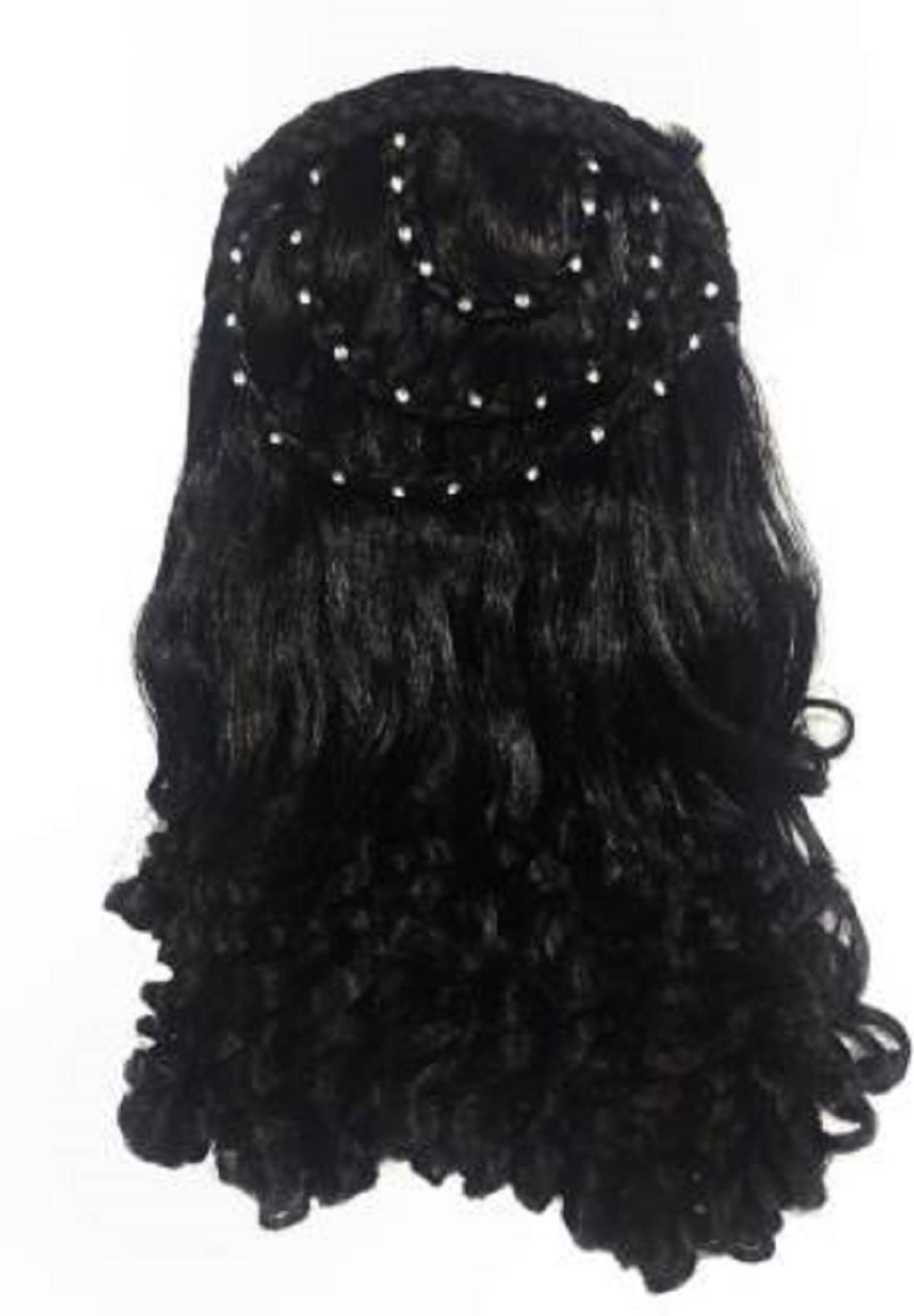 24 Inch Long Curly Indian Hair Extensions for Women - Soft Silky Synthetic Hair Weave | Natural Looking & Tangle-Free | Perfect for Parties, Weddings & Daily Styling