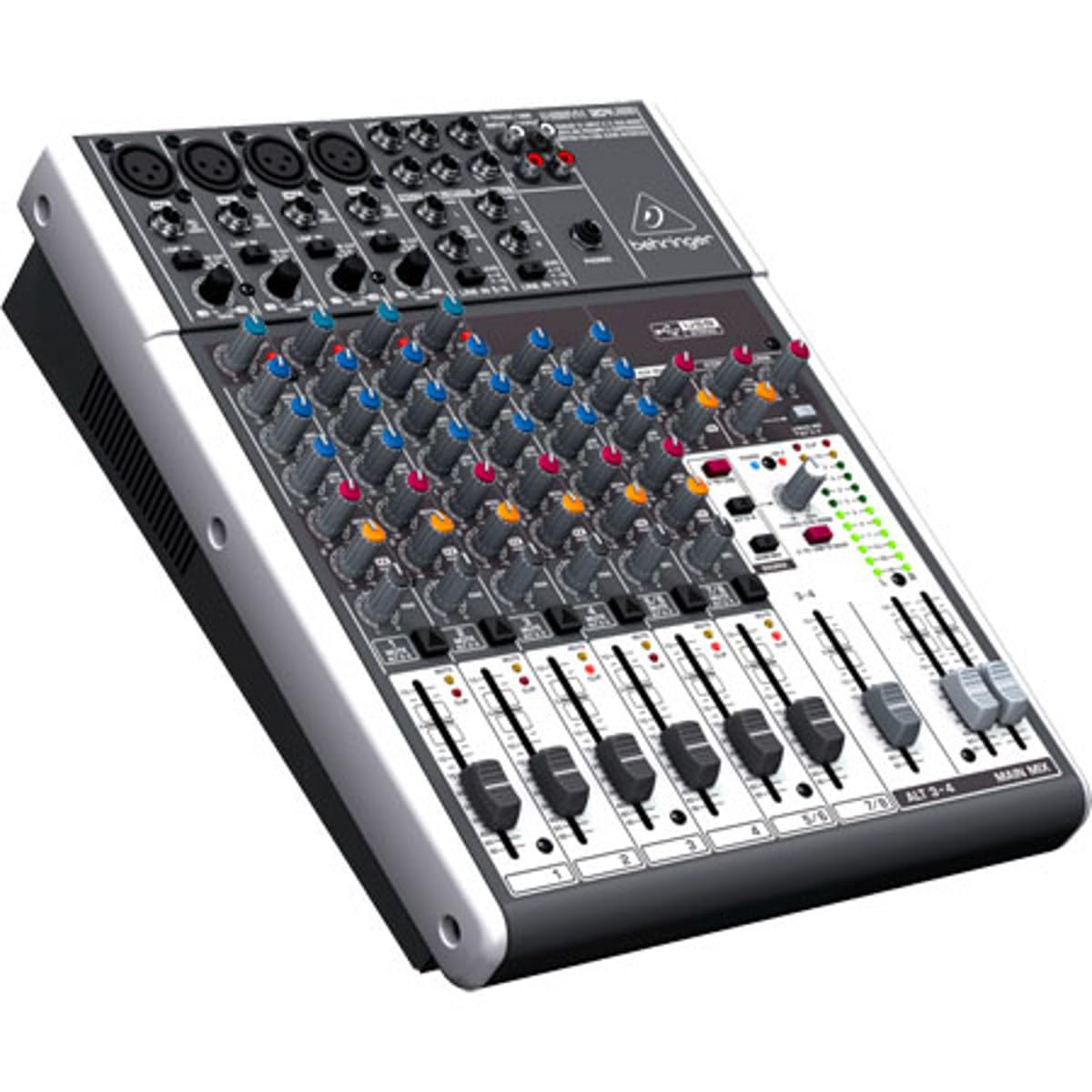 Behringer Xenyx 1204USB Premium 12-Channel USB Audio Mixer - Professional Studio Recording & Live Sound Mixing for Podcasts, Music Production & DJ Performances