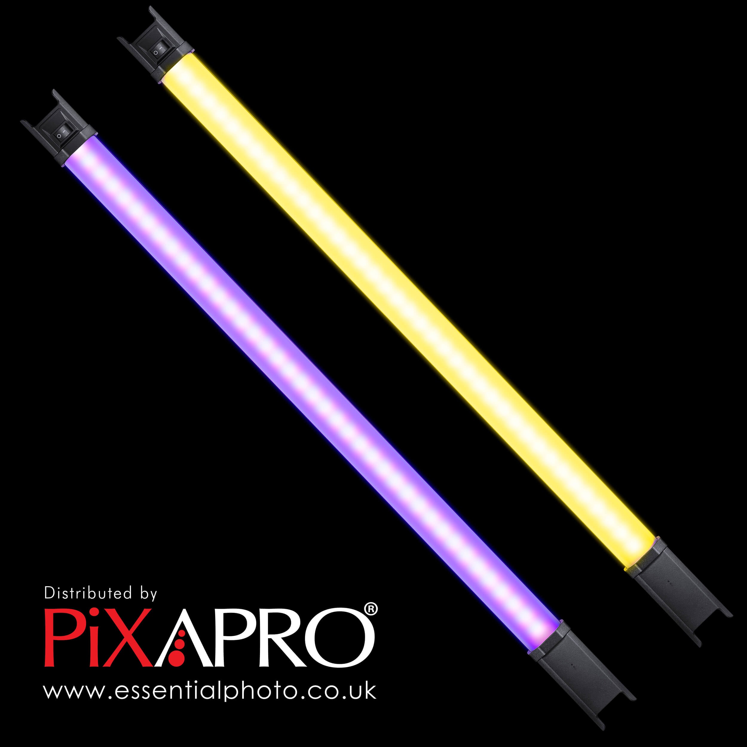TL60 K2 RGB Handheld LED Tube Strip Light - Color Changing Twin Kit for Parties, Events, and Stage Performances