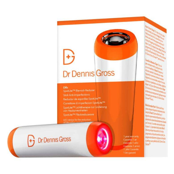 DRx SpotLite Acne Treatment Device - Blue & Red LED Light Therapy for Clear Skin | At-Home Acne Removal for Face & Body | Perfect for Teen & Adult Acne Care