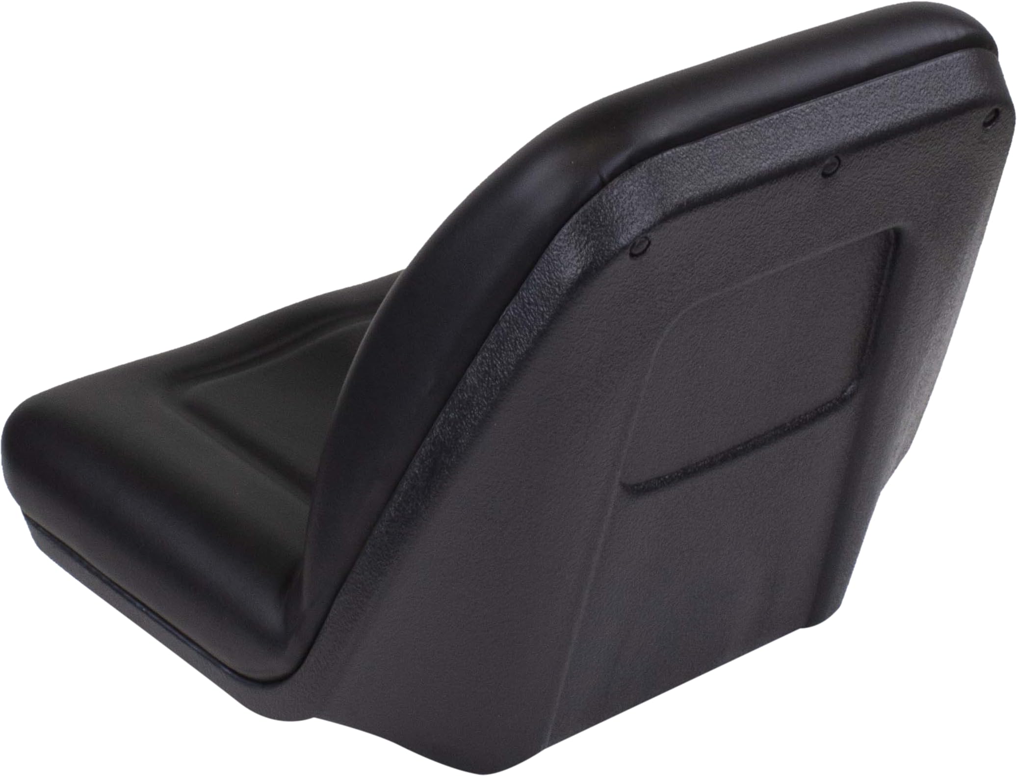 Zbox Tractor Seat #TM555BL - Heavy Duty Mid High Back Black Tractor Seat - Replacement for B1TM555BL, TM555YL, TM555GR, 0278051, 11987, 72-1010 - Perfect for Farm Equipment, Riding Mowers, and Outdoor Machinery