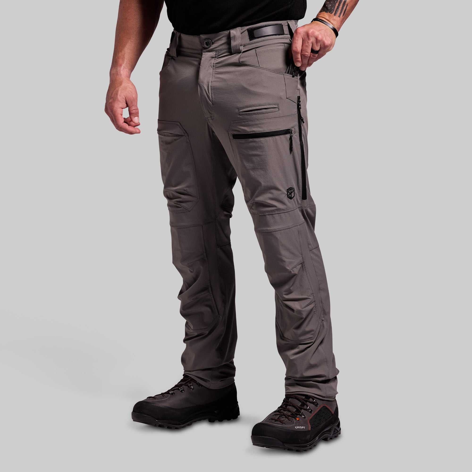 Men's Frontier Pant Light 2.0 - Water-Resistant Hiking Pants with Stretch (Wolf Grey) | Outdoor Adventure, Travel & Casual Wear