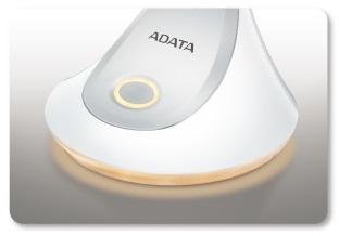ADATA Tulip LED Desk Lamp - Adjustable Brightness, White & Blue Light, UK 3-Pin Plug (AL-DKDD300-8W55WB) - Perfect for Home Office, Study, Reading & Bedside Lighting