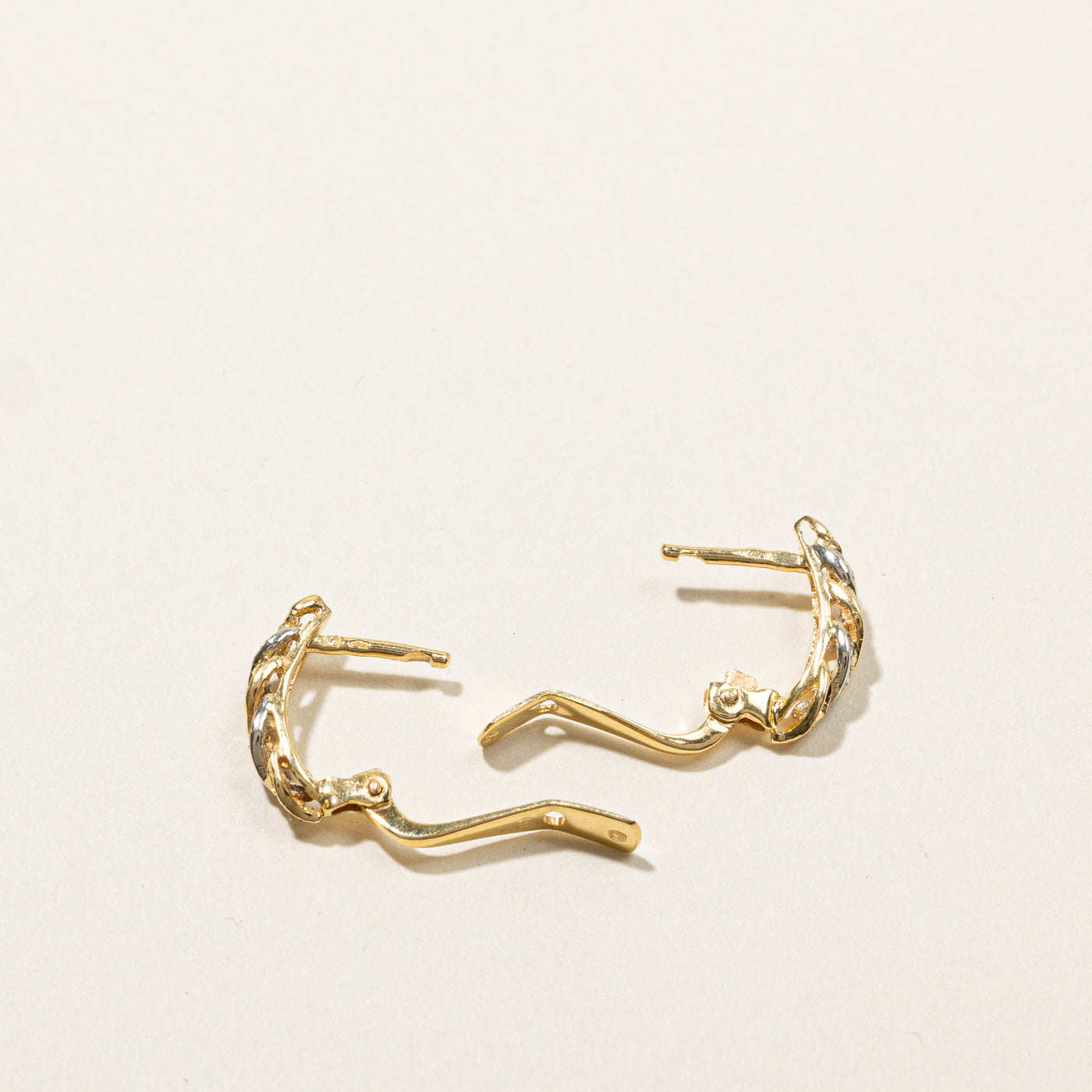 Sparkling Diamond Textured Huggie Earrings | 0.10ctw Gold Hoop Earrings for Women | Perfect for Everyday Wear, Date Nights & Special Occasions