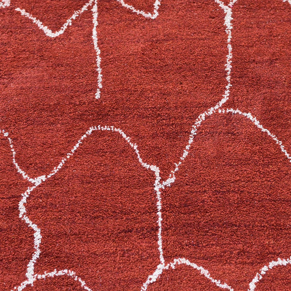 Handmade Fusion Hand Knotted Rug - Premium Wool Area Rug for Living Room, Bedroom & Dining Room - Soft & Durable Home Decor for Cozy Spaces
