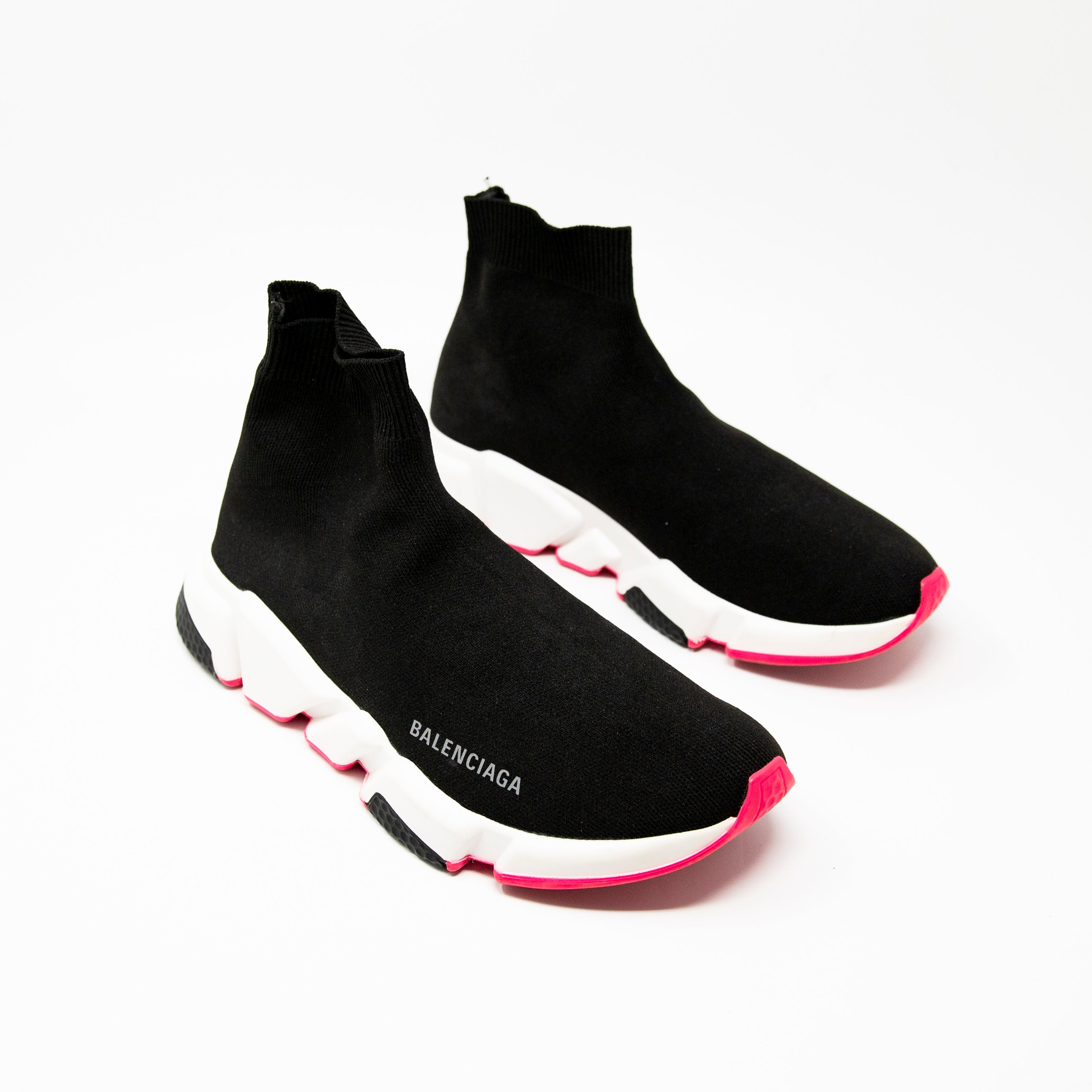 Balenciaga Black Speed Sneakers for Men & Women | Size 40 | Stylish & Comfortable Running Shoes for Casual Wear, Gym & Street Fashion
