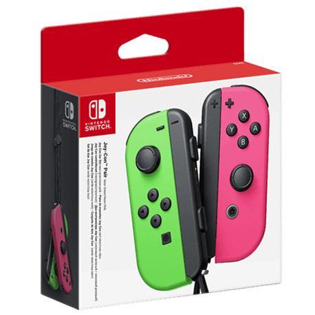 Nintendo Switch Joy-Con Controller Pair (Neon Green & Pink) - Wireless Gaming Controllers for Nintendo Switch - Perfect for Multiplayer, Party Games & Family Fun