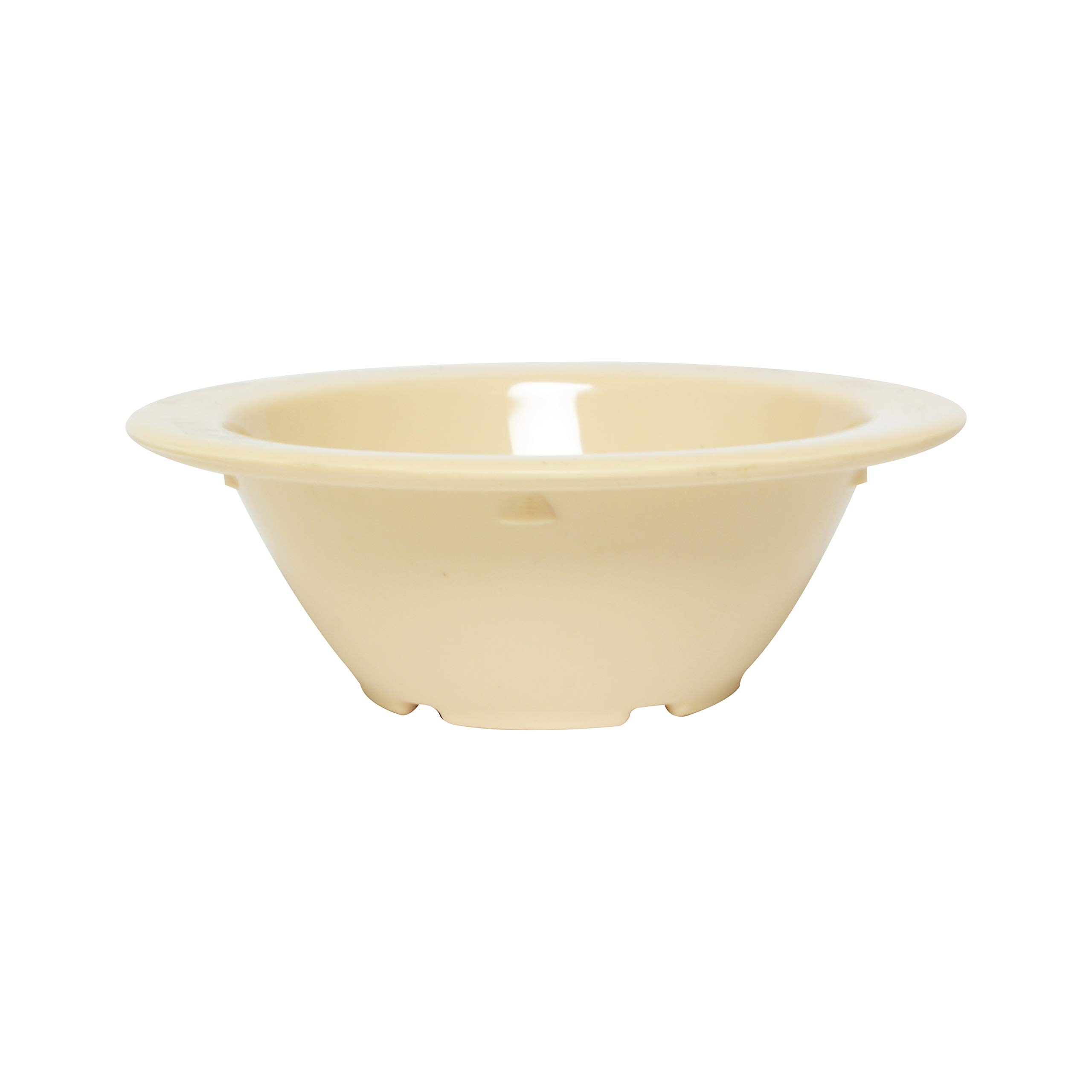 Thunder Group 5 oz Tan Ceramic Fruit Bowls - Set of 12 | Small Serving Dishes for Snacks, Nuts, Candy, Desserts | Perfect for Parties, Restaurants, and Home Use