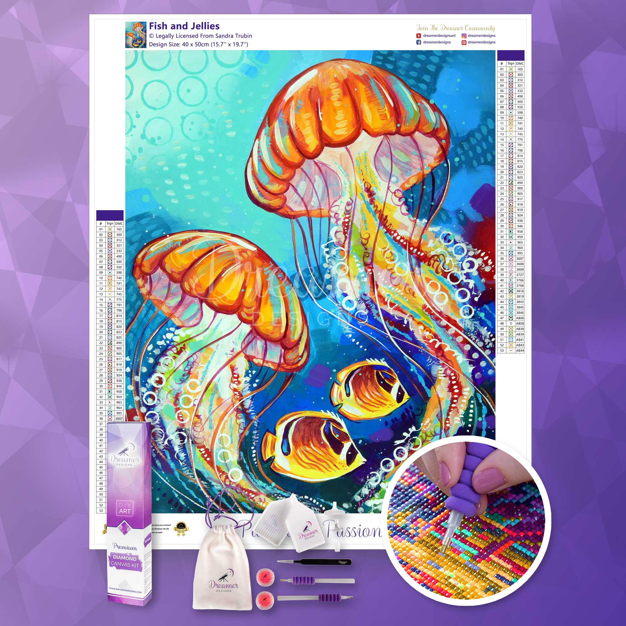 Premium Aquarium Fish & Jellyfish for Saltwater Tanks - Live Marine Fish & Jellyfish for Home Aquariums, Office Decor, and Aquatic Therapy Relaxation