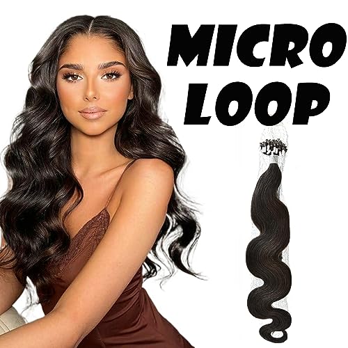 1 Microlink Body Wave #2 Darkest Brown
