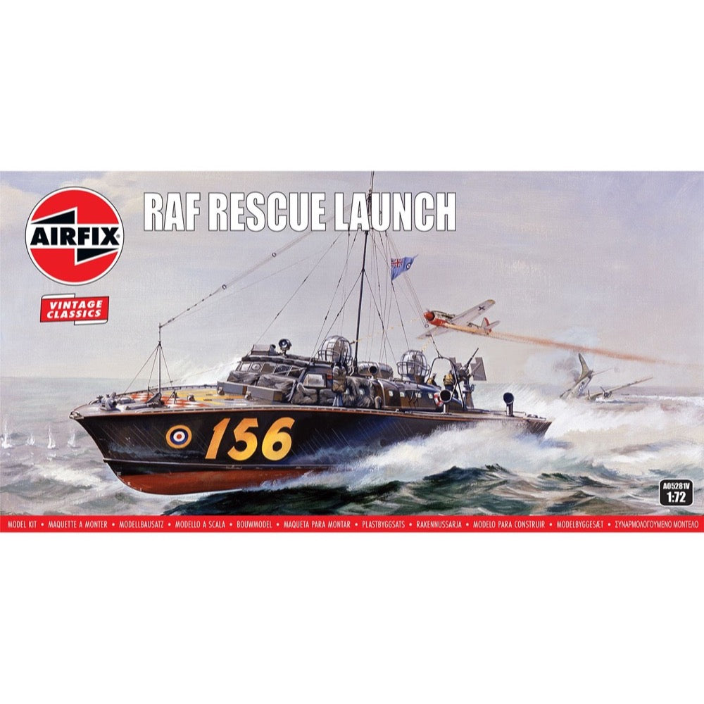 Airfix A05281V1/72 Scale RAF Rescue Launch Model Kit - Perfect for Collectors, Hobbyists & Military History Enthusiasts | Display, DIY Projects & Gift Idea