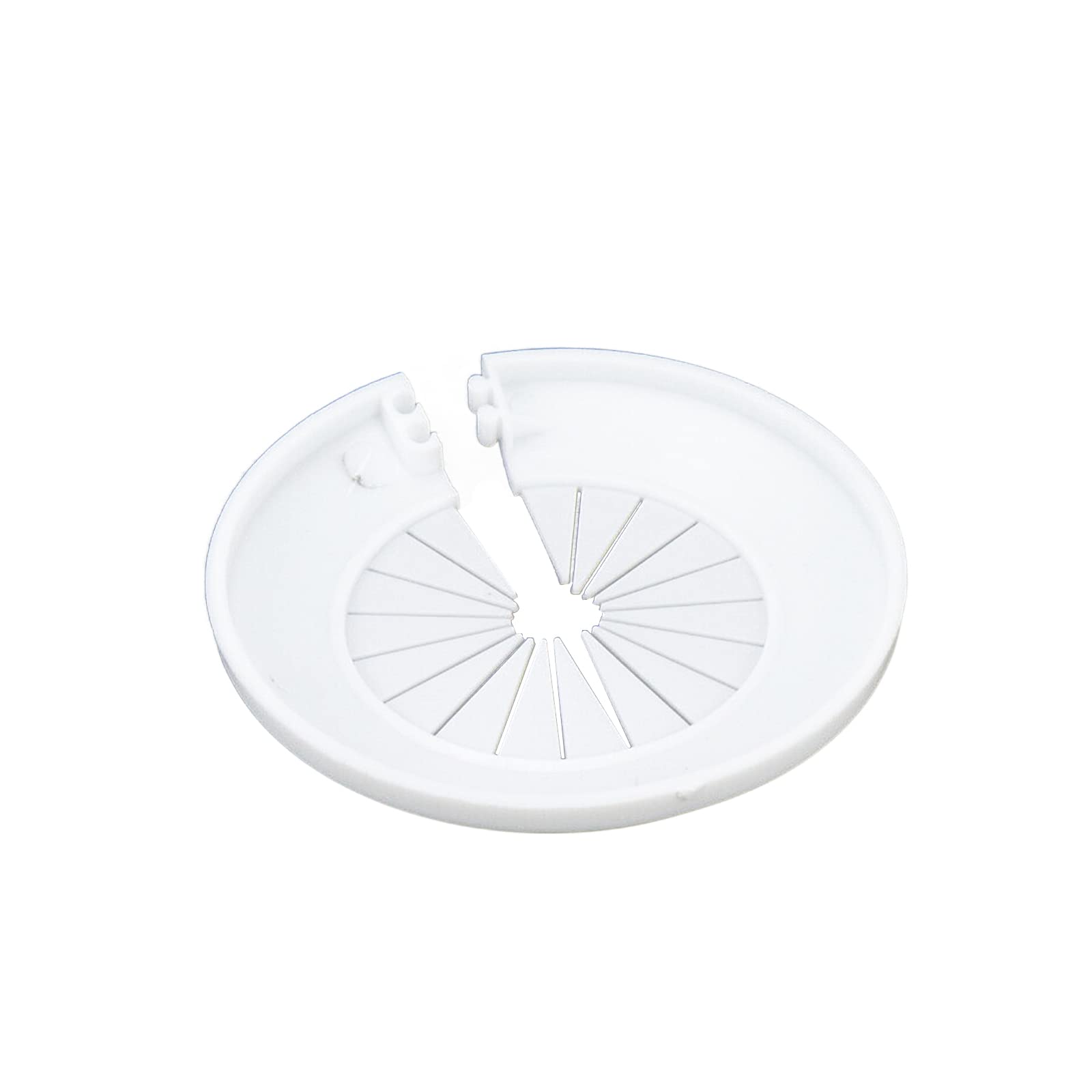 White PP Radiator Pipe Cover (5-Pack) - 0.79