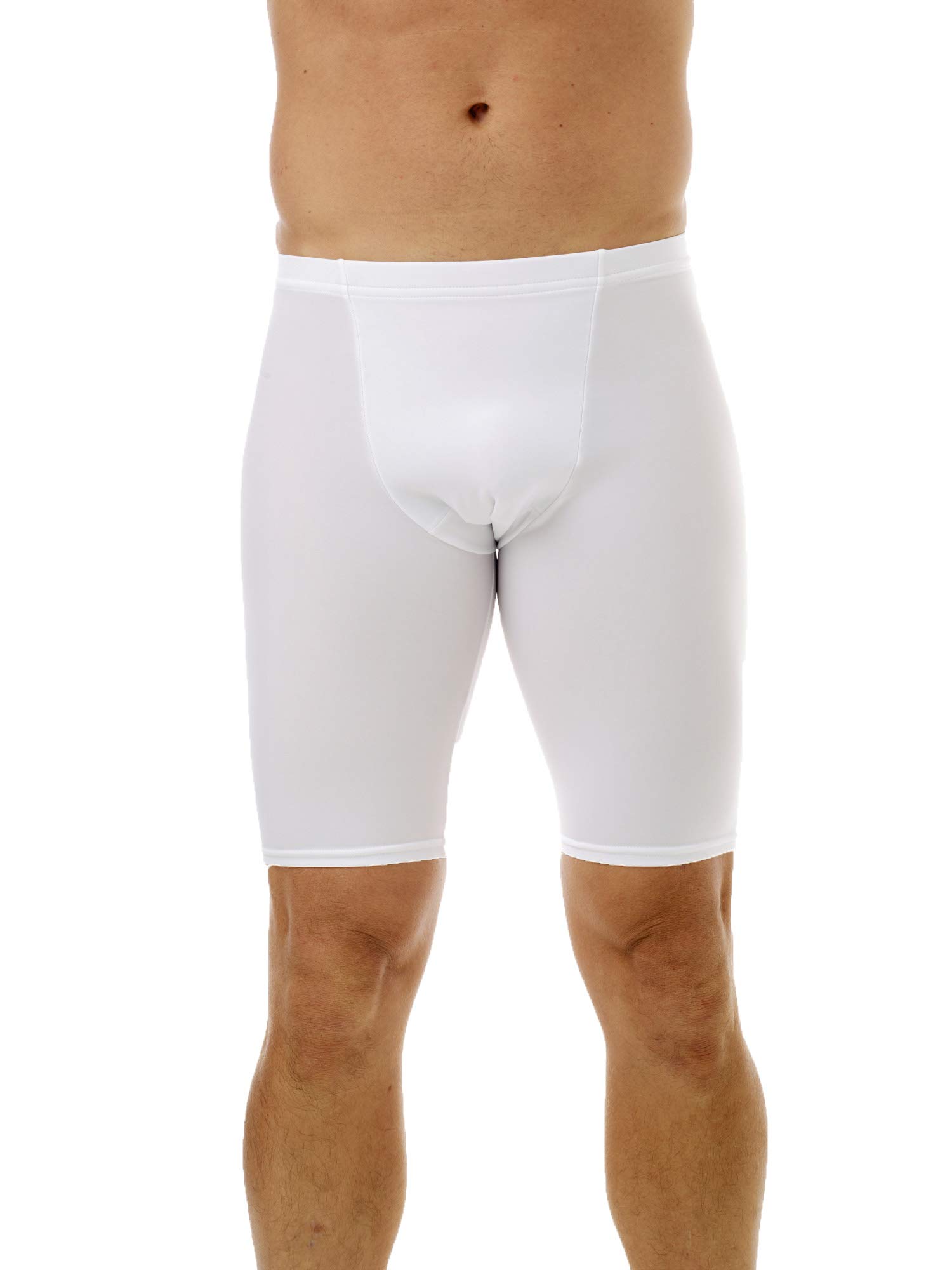 Underworks Men's Microfiber Performance Compression Shorts - Moisture Wicking & Breathable Workout Shorts for Running, Gym & Sports Activities