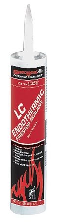 Fire Barrier Sealant - 10.1 oz Red Flame Retardant Caulk for Gaps & Joints - Ideal for HVAC, Electrical, and Plumbing Penetrations in Walls & Ceilings