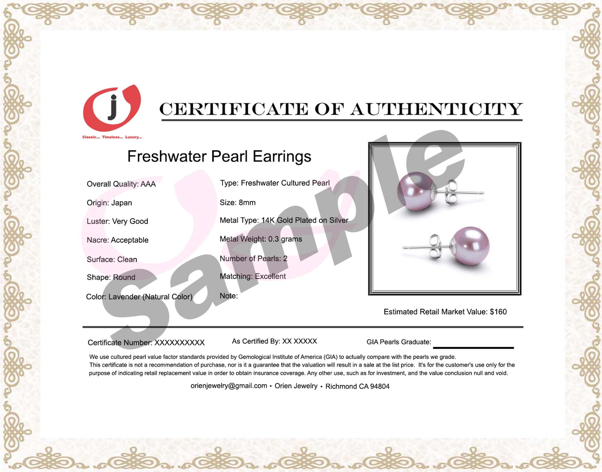 AAA Grade 5-10mm Japanese Freshwater Cultured Pearl Stud Earrings for Women - Lavender Pearls with Sterling Silver Settings & Gift Box | Elegant Jewelry for Weddings, Parties & Daily Wear - Orien Jewelry