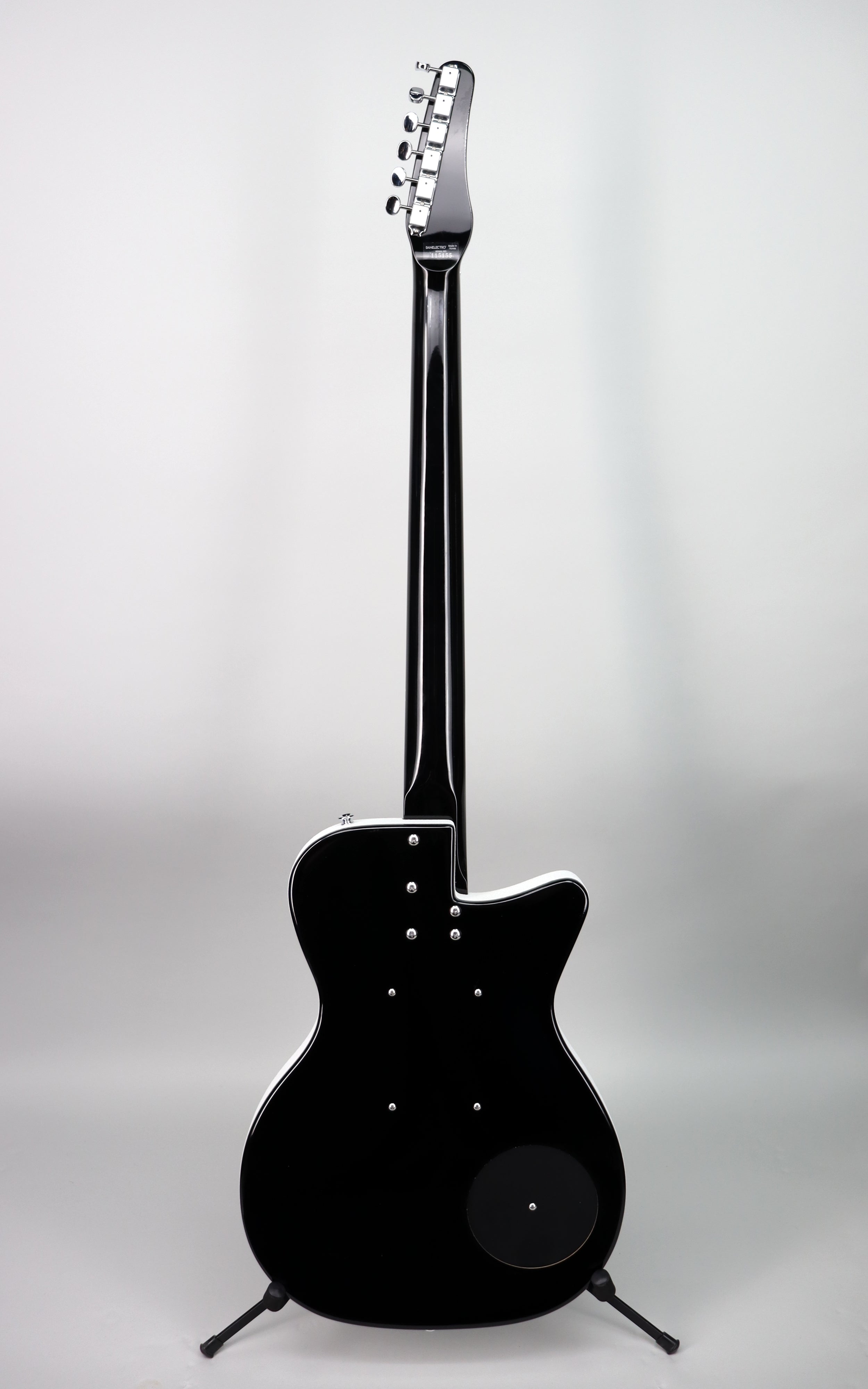 Danelectro '56 Baritone Left Handed Electric Guitar - Black Finish | Perfect for Left-Handed Musicians, Studio Recording & Live Performances