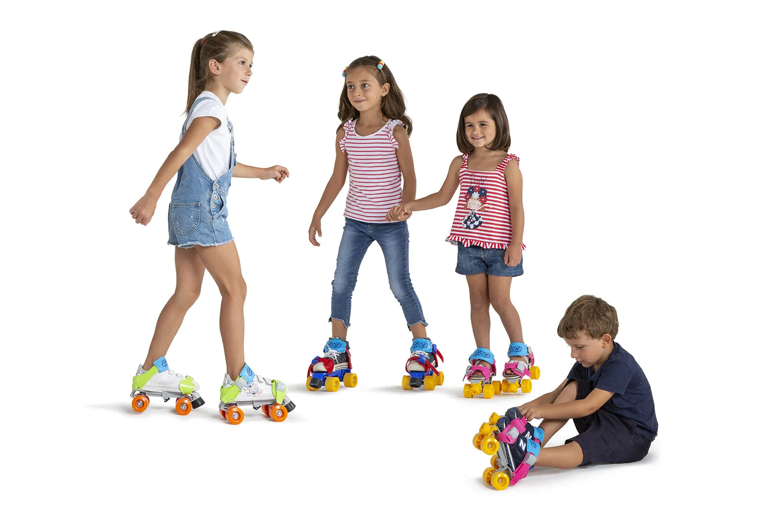 Italtrike Gioca Mini Jet Adjustable Roller Skates for Kids - Adjustable Sizes, Comfortable & Safe for Beginners - Perfect for Indoor & Outdoor Play, Birthday Gifts, and Family Fun Activities
