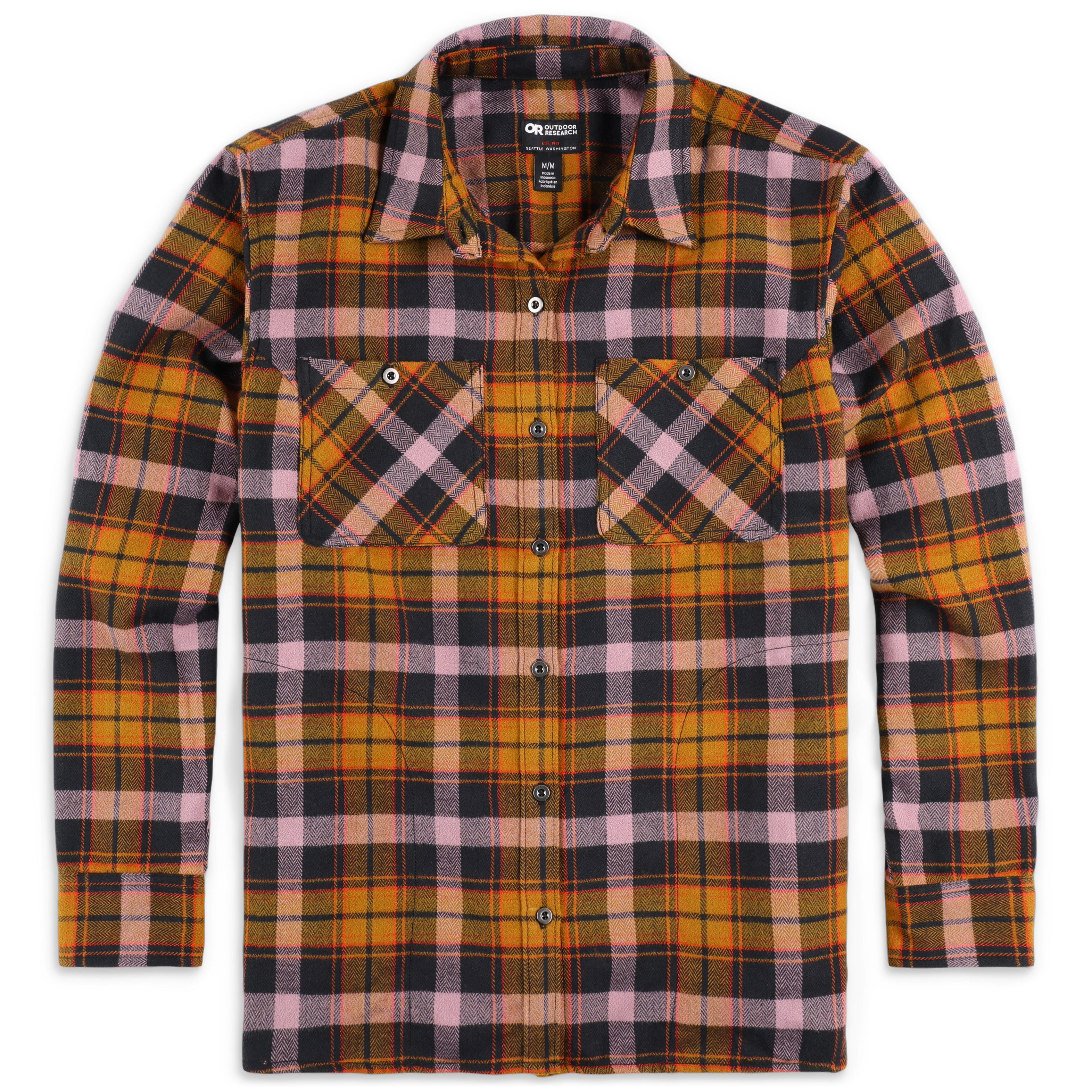 Women's Soft Plaid Flannel Shirt - Cozy Button-Up Top for Fall & Winter - Perfect for Casual Outfits, Layering and Outdoor Activities