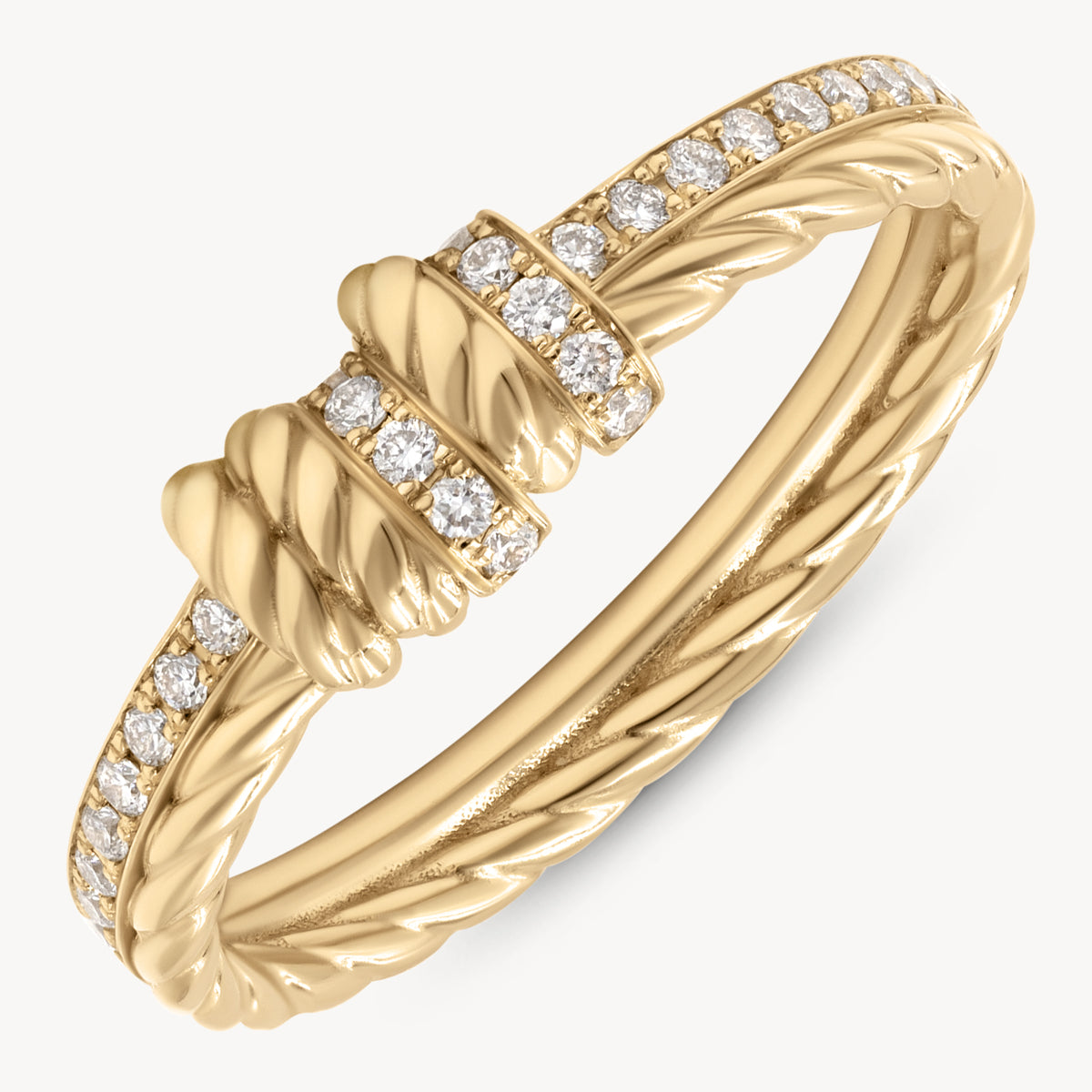 Diamond Bind Ring - Elegant and Durable Wedding Band for Women & Men - Perfect for Engagement, Anniversary, and Special Occasions