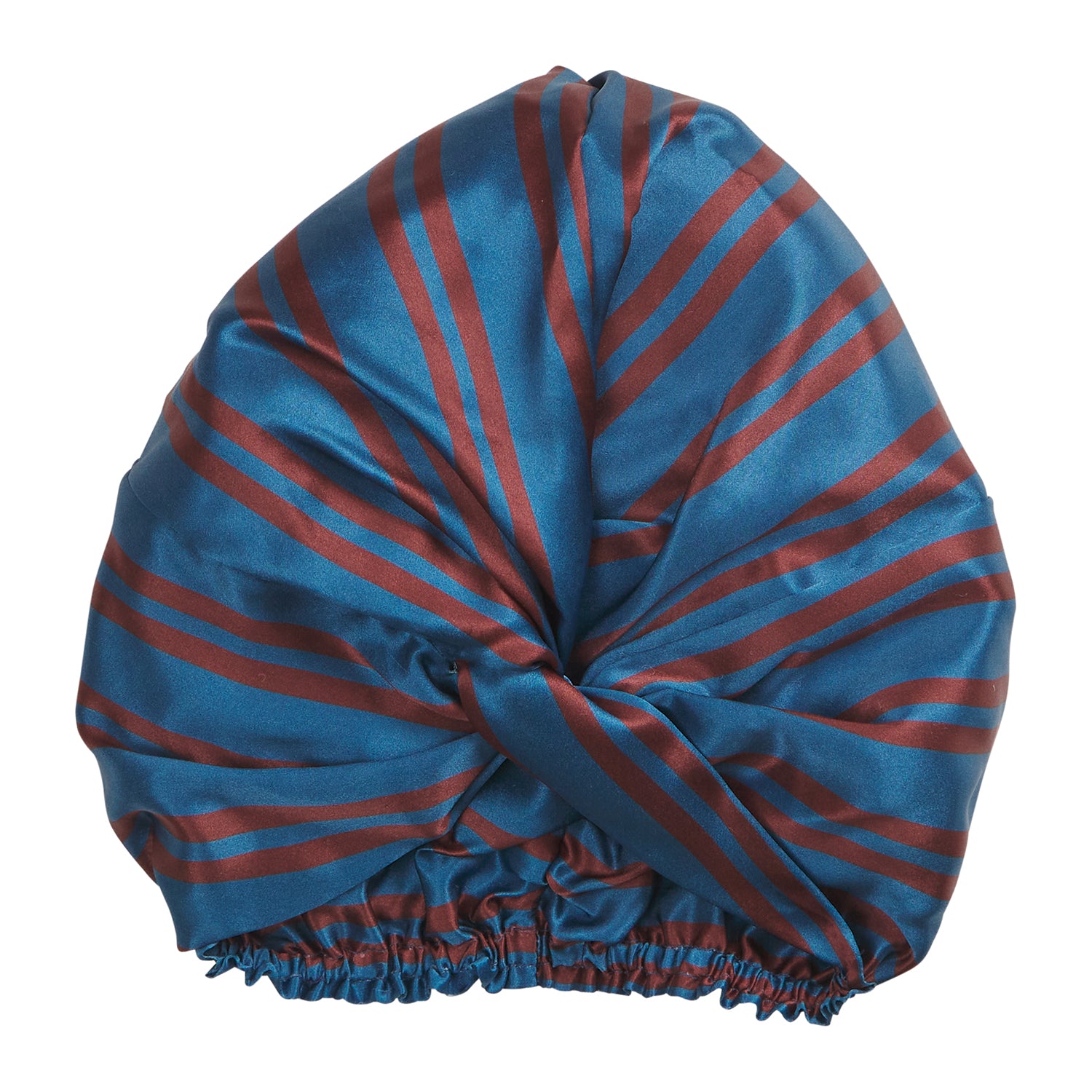Taylor Silk Hair Turban for Women - Soft Microfiber Hair Towel Wrap for Quick Drying - Perfect for Post Shower, Salon Styling & Travel (Capri Blue)