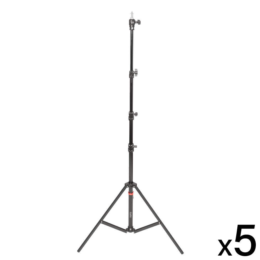240cm Professional Studio Light Stand - Adjustable 4-Section Retractable Photography Stand for Studio Lighting, Video Shooting & YouTube Content Creation