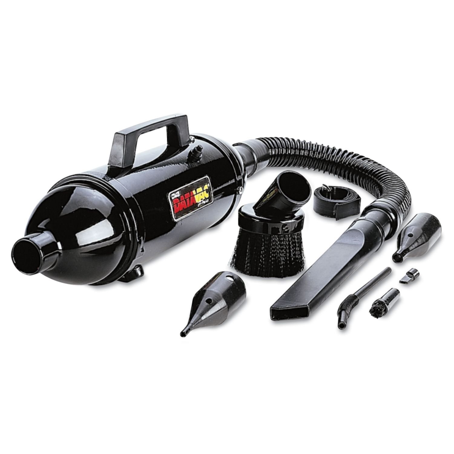 Metro Vac MEVMDV1BA Portable Handheld Vacuum & Blower with Dusting Tools - Compact Cleaning Solution for Electronics, Keyboards, Cars and Home Workspaces