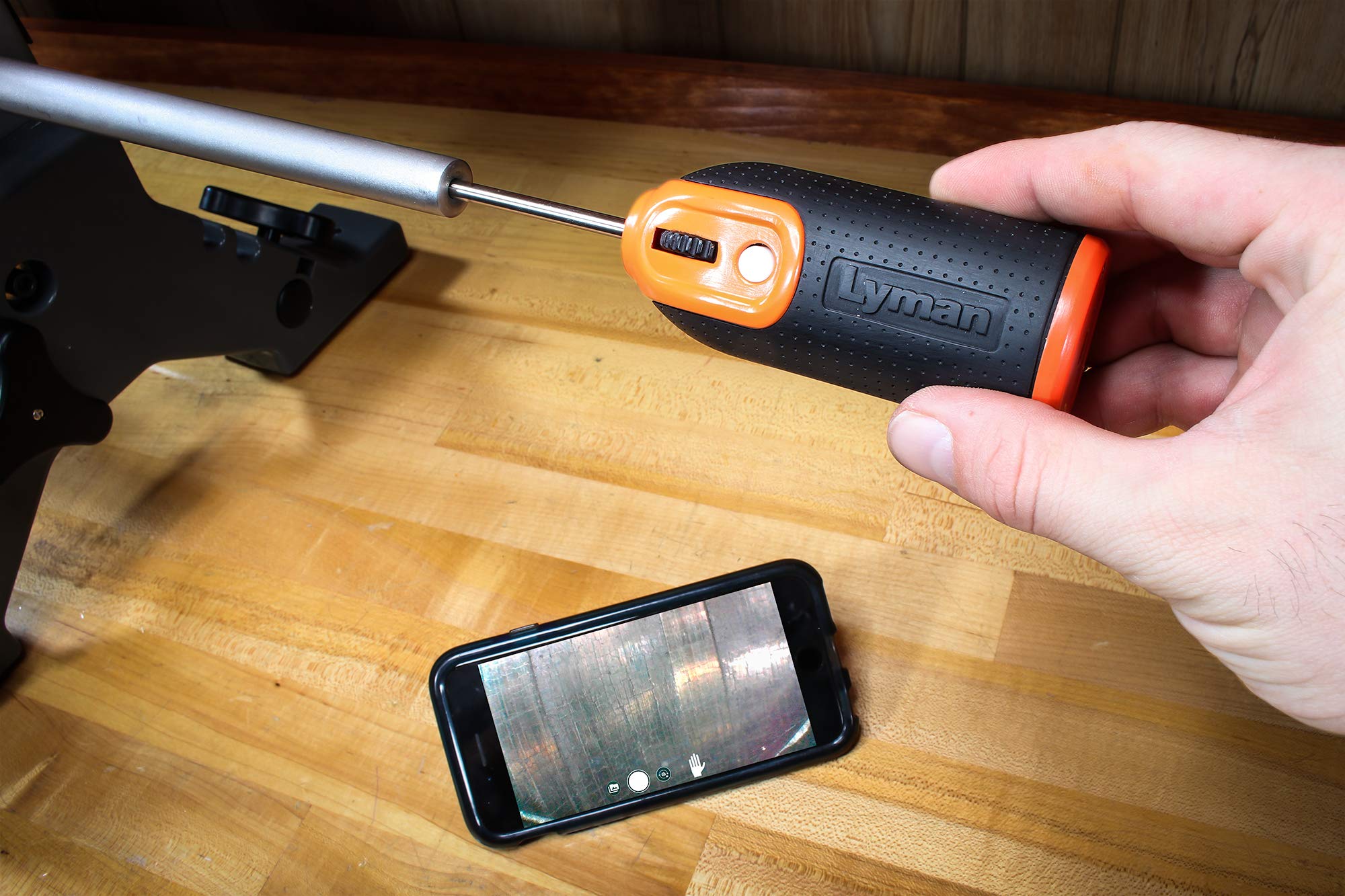 Lyman Borecam Pro - Wireless Borescope Camera with HD Inspection, 5.5mm Snake Camera for Guns, Pipes & Automotive Use (Home, Workshop & Industrial Applications)