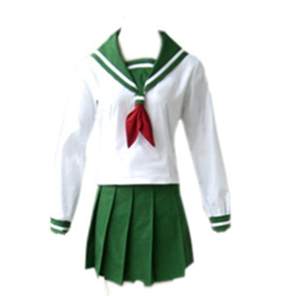 Higurashi Kagome Anime Cosplay Costume - Japanese School Girl Uniform for Halloween, Cosplay Events & Themed Parties | Perfect for Anime Conventions & Dress-Up