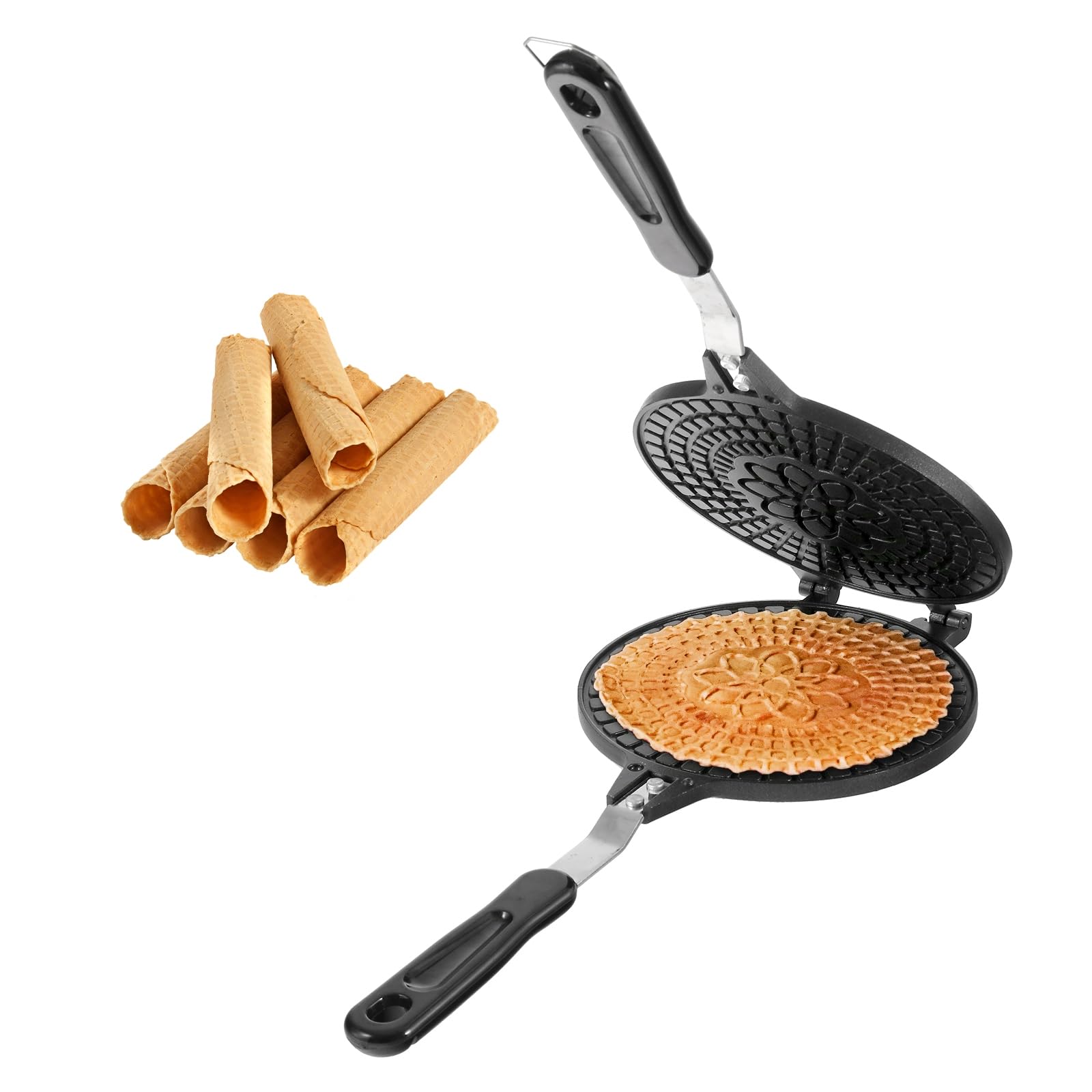 **Dyna-Living Non-Stick Waffle Cone Maker – 6.7 Inch Ice Cream Cone & Bowl Maker for Homemade Desserts – Perfect for DIY Ice Cream, Waffle Bowls, and Egg Rolls at Home**