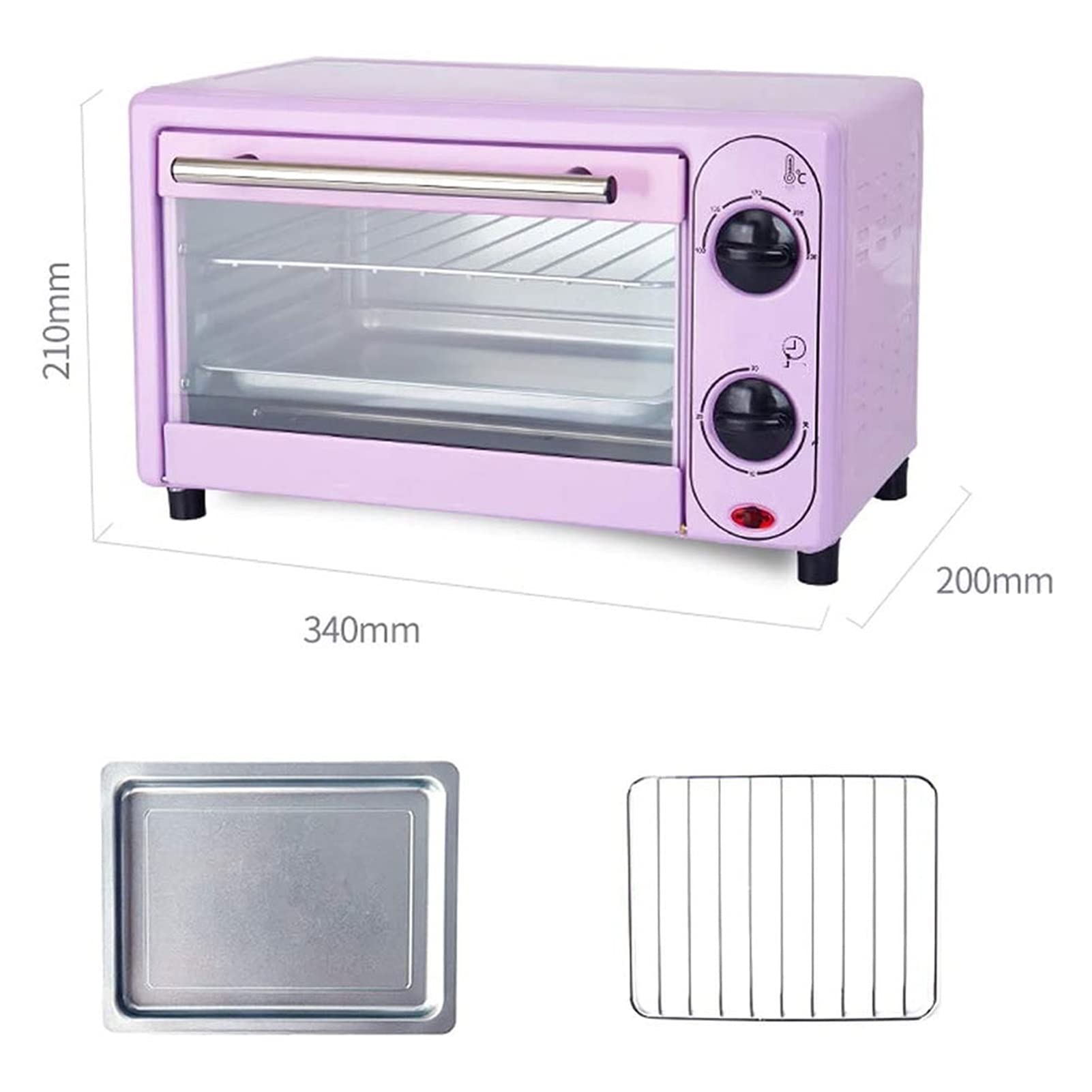 HHWKSJ Extra Large Stainless Steel Countertop Rotisserie Convection Toaster Oven - Perfect for Baking, Roasting & Toasting | Ideal for Kitchens, Small Spaces & Quick Meals