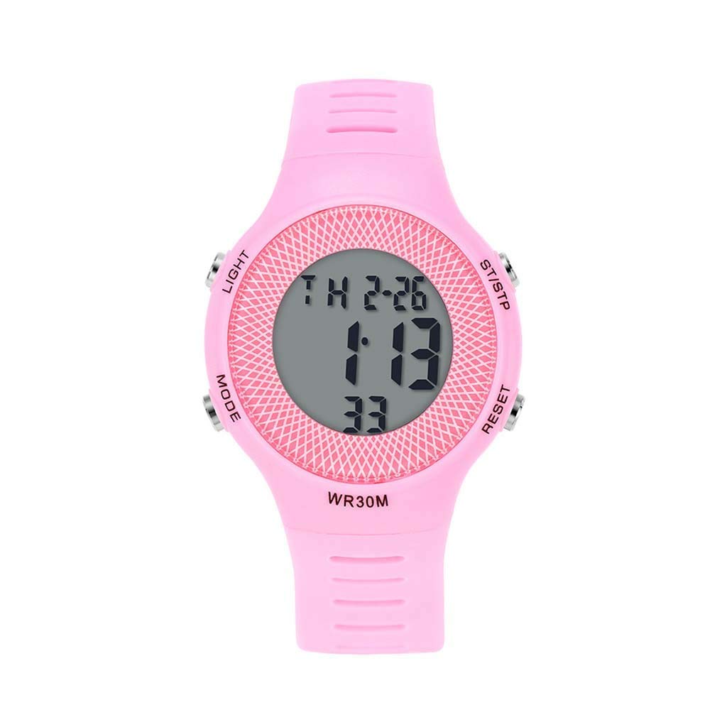 Waterproof Ladies Watch - Simple Boutique Electronic Women's Watch with 30M Water Resistance, Solid Color Blue Dial | Perfect for Swimming, Workout & Everyday Wear
