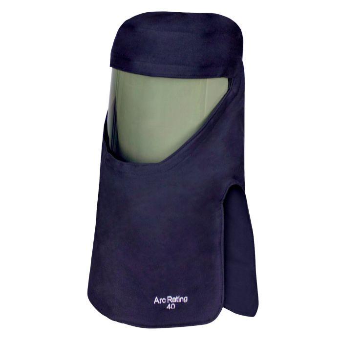 Arc Flash Hood with Faceshield & Universal Adapter - Fire & Arc Resistant PPE by National Safety Apparel - Ideal for Electrical Workers, Utility Linemen & Industrial Safety Protection