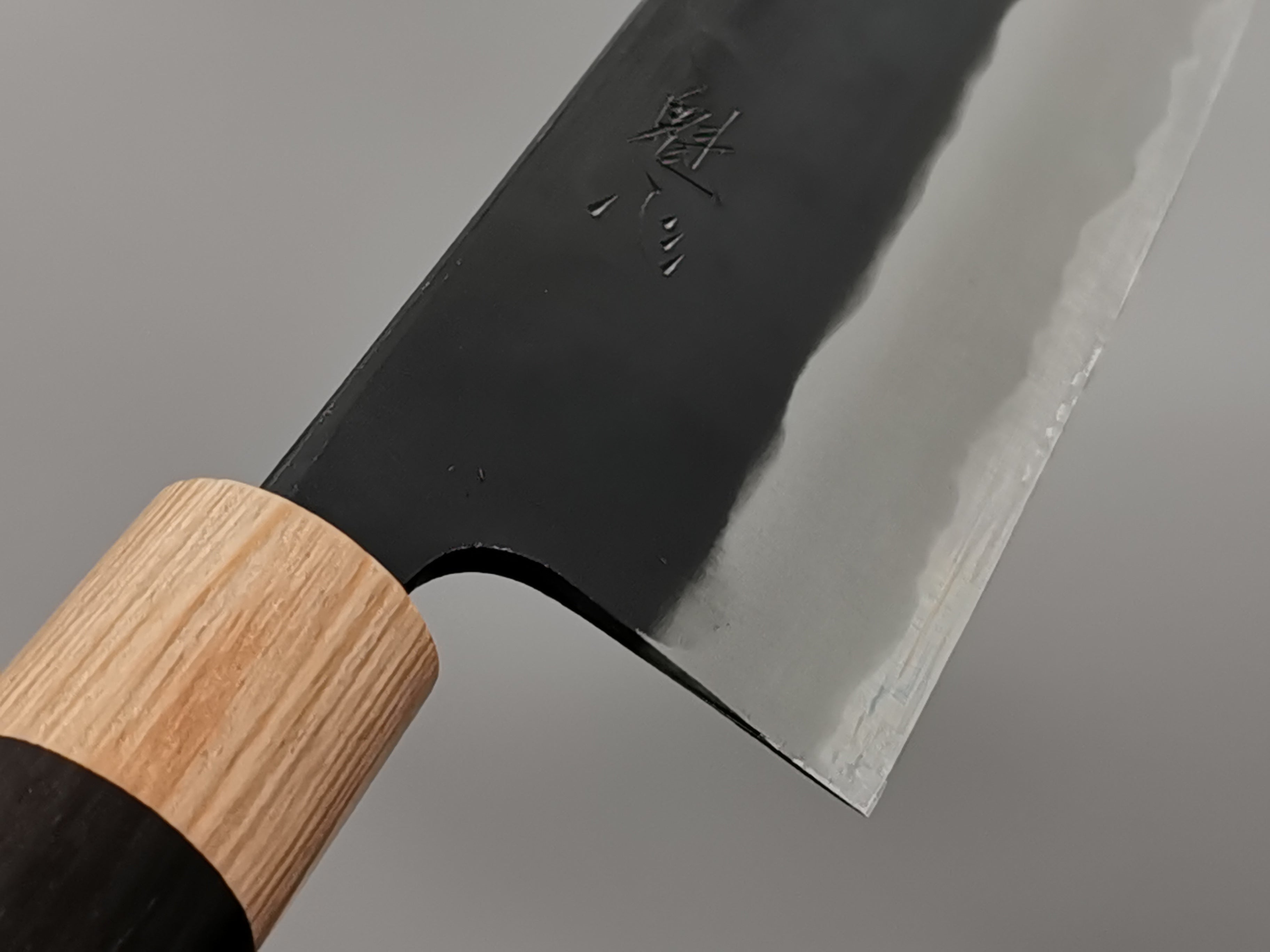 Premium Nakamura Hamono Kaishin White #2 Kurouchi Nakiri Knife - Japanese Vegetable Cleaver for Professional Chefs & Home Cooking - Perfect for Slicing, Dicing & Chopping Vegetables