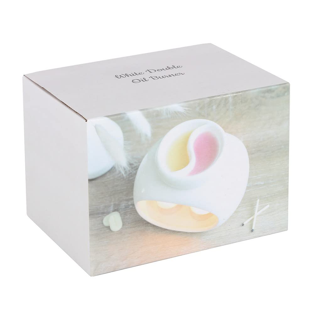 Unique Ceramic Full Oil Burner for Aromatherapy & Relaxation - Perfect for Home Spa, Yoga, and Meditation