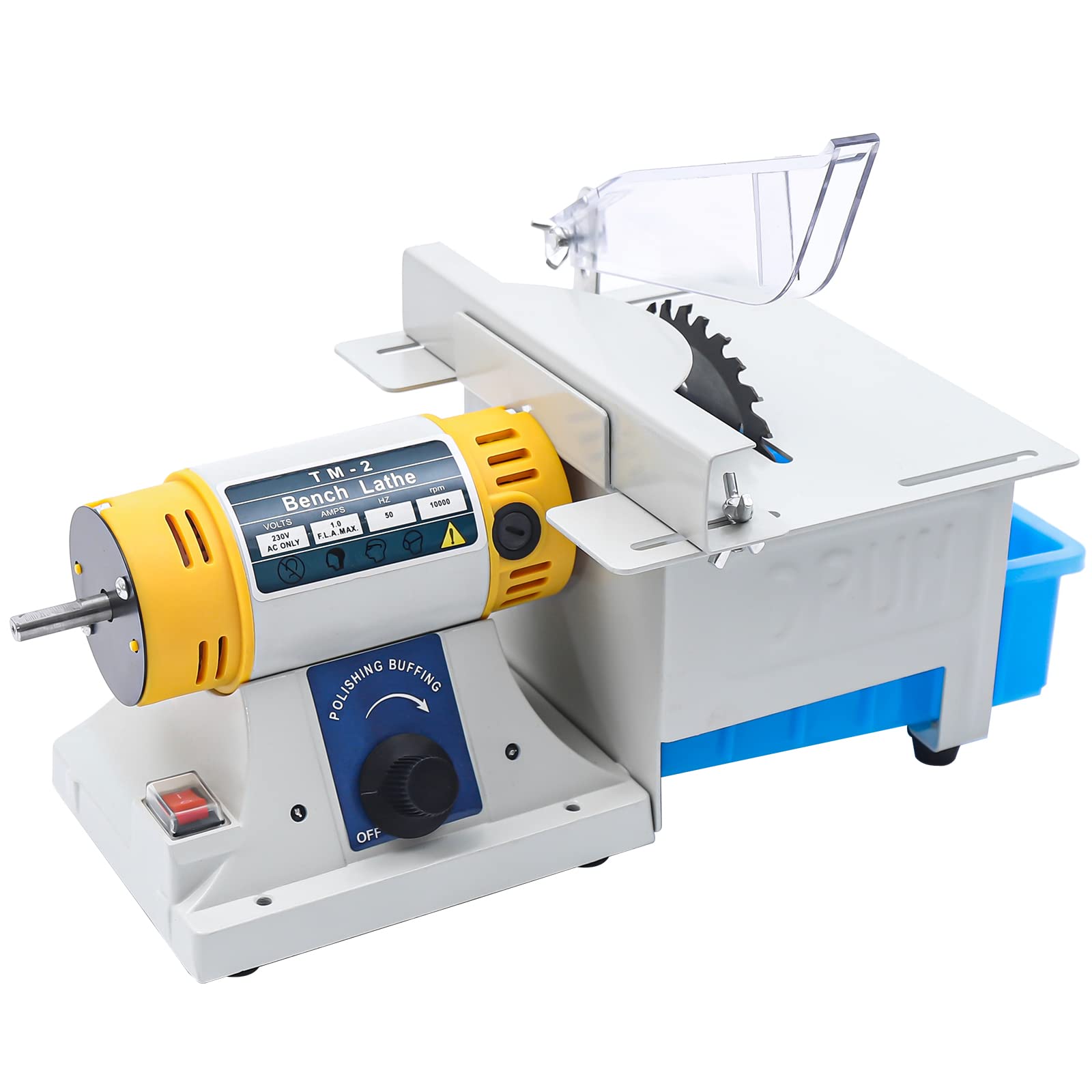 Multi-Function Jewelry Polishing Machine - Bench Lathe Polisher, Mini Table Saw & Engraving Tool for Jewelry Making, Woodcrafting, Jade & Lapidary Work - Perfect for DIY Enthusiasts & Professional Jewelers