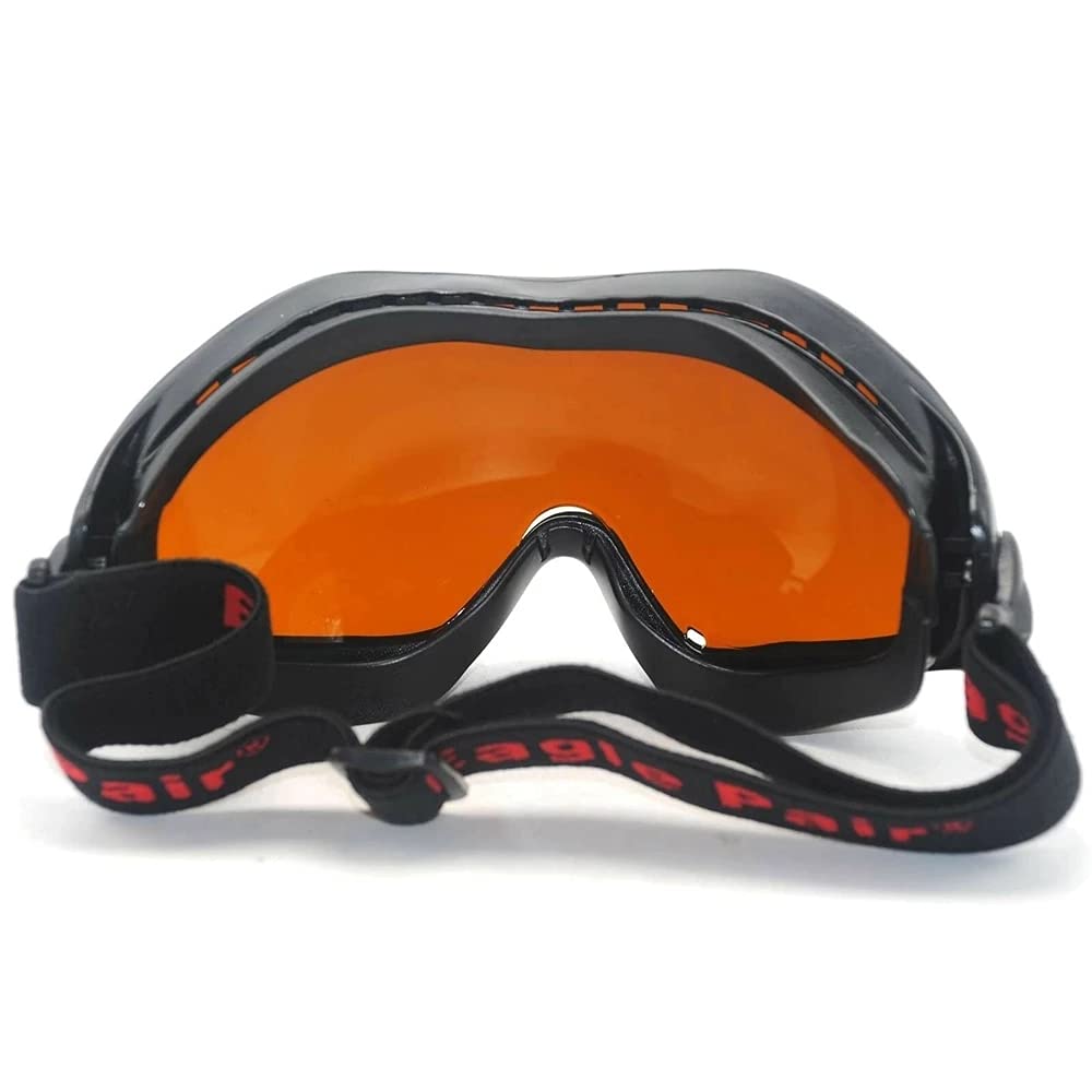 High OD5+ Laser Safety Goggles - CE Certified 190nm-540nm & 800nm-1700nm Protection (Includes 1064nm & 532nm) - Ideal for Laser Cutting, Welding, Medical & Laboratory Use