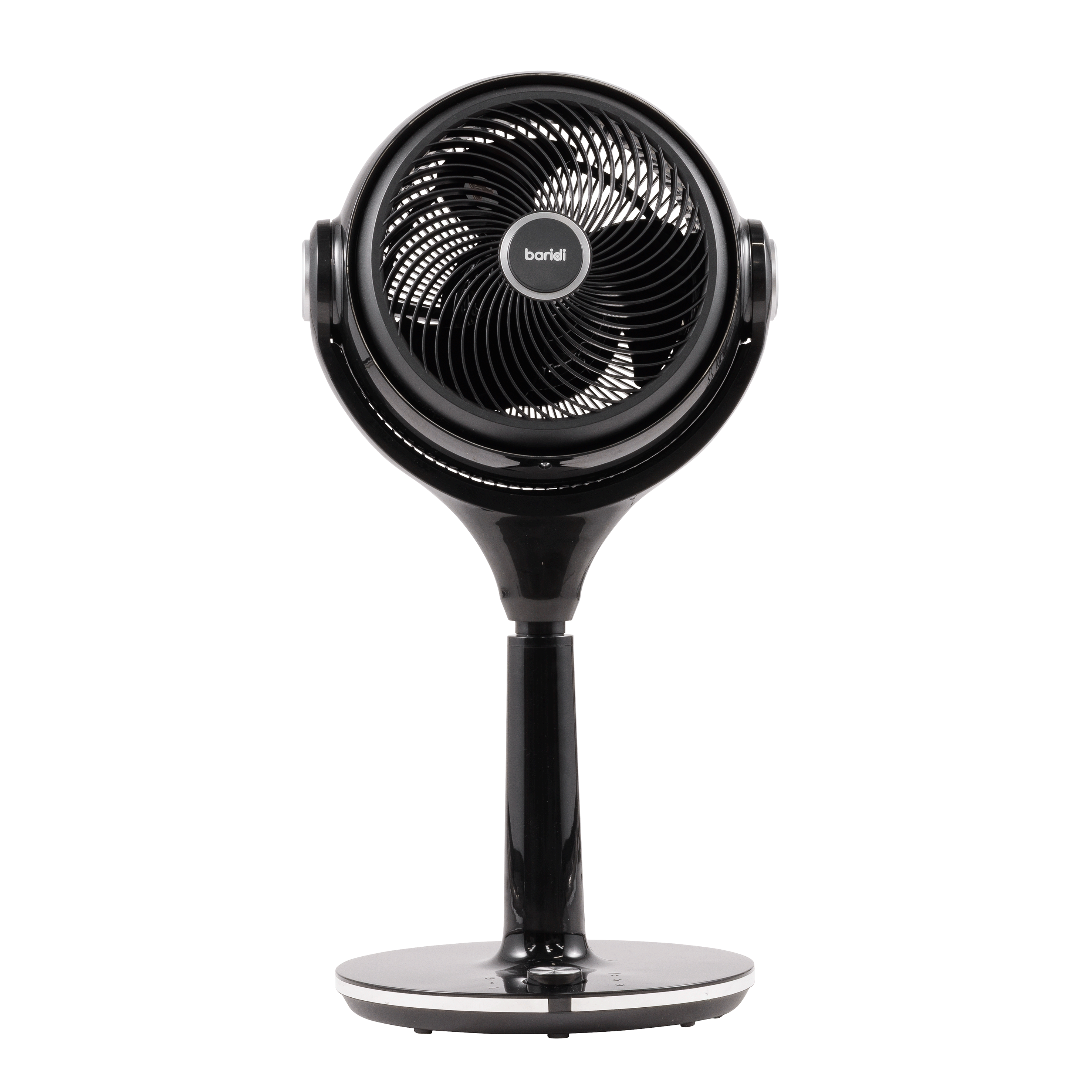 10 Inch Baridi Pedestal Fan with Remote Control - Black (DH143) - Quiet Cooling for Home, Office & Bedroom