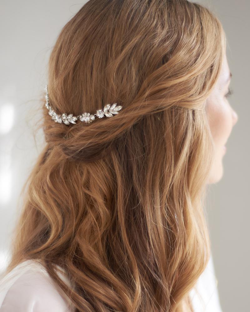 Melanie Crystal Headpiece - Elegant Rhinestone Hair Accessory for Women | Perfect for Weddings, Parties, and Special Occasions