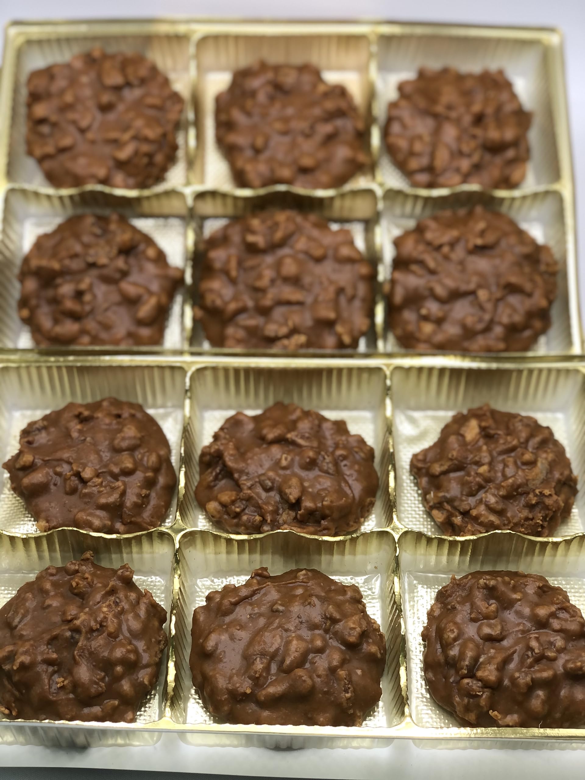 Authentic Original Charleston Pralines - Creamy Southern Pecan Candy (12 Count) - Perfect for Gifts, Parties & Southern Dessert Lovers