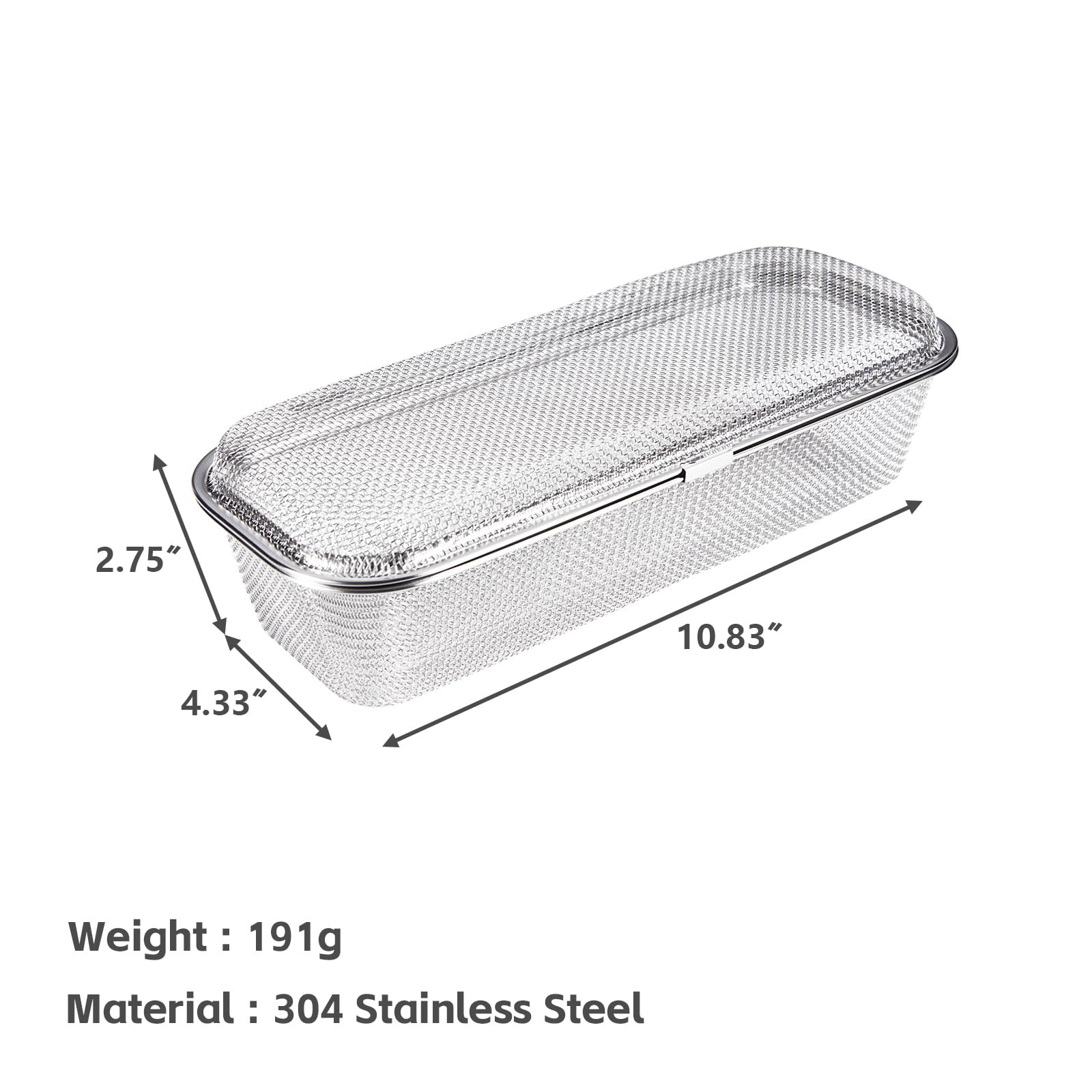 Stainless Steel Dishwasher Silverware Basket - Replacement Utensil Holder with Mesh Drain for Small Kitchen Items | Perfect for Organizing Cutlery, Baby Bottles & Kitchen Tools
