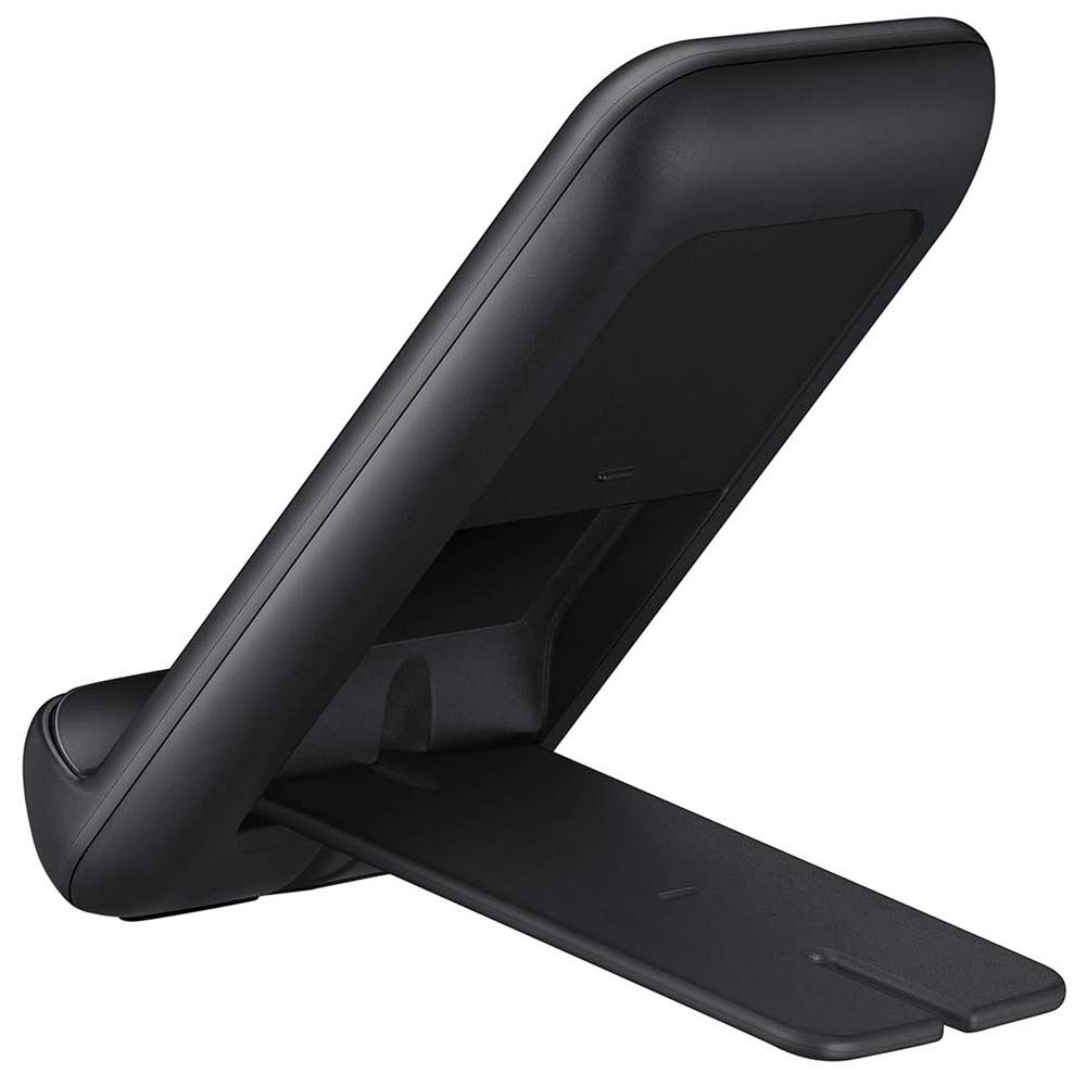 Samsung Official 2020 9W Fast Wireless Charger Stand - Convertible Charging Pad & Stand for iPhone, Galaxy, AirPods (Black) | Perfect for Home, Office & Nightstand Charging