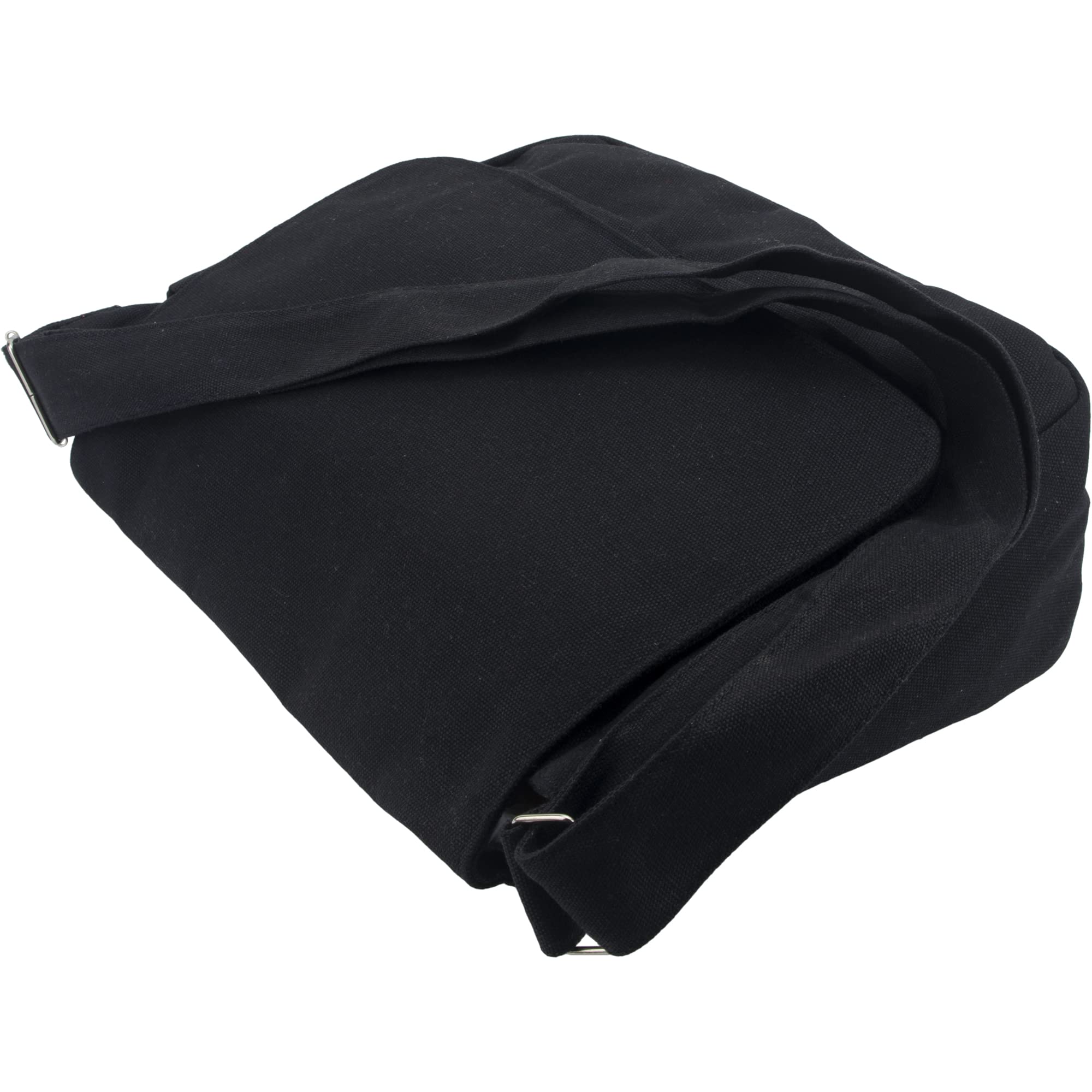 Durable Canvas Messenger Bag for Men & Women - Crossbody Shoulder Bag with Thick Sturdy Design - Perfect for Work, Travel & Daily Commute