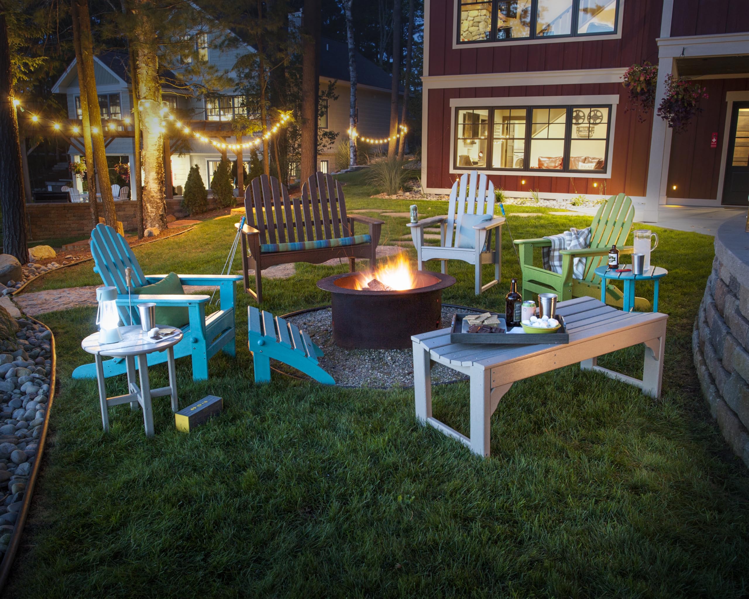 POLYWOOD AD5030AR Classic Folding Adirondack Chair - 35
