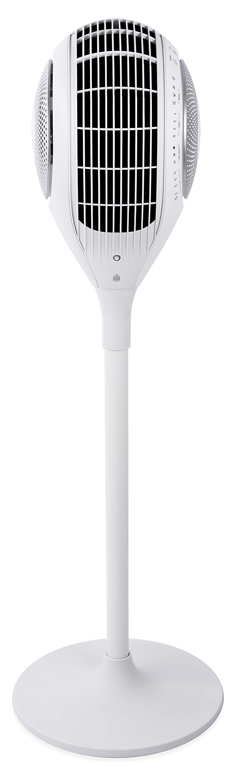 Ozeri 360 Duo Tower Fan with Dual Oscillation - Powerful Quiet Cooling for Home, Office & Bedroom