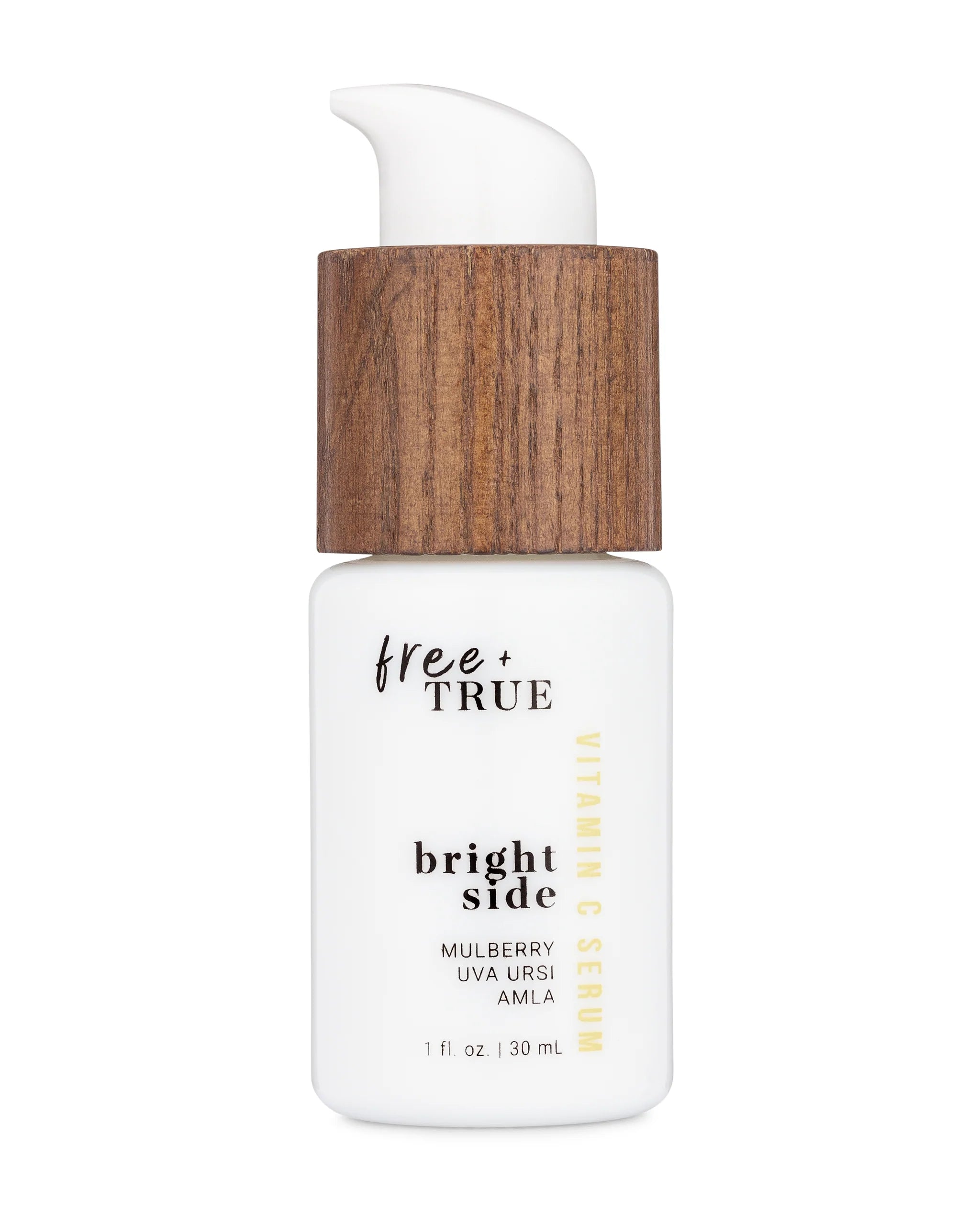 BRIGHT SIDE Vitamin C Serum for Face - 20% Pure L-Ascorbic Acid, Anti-Aging & Brightening Facial Treatment - Perfect for Daily Skincare Routine & Dark Spot Reduction