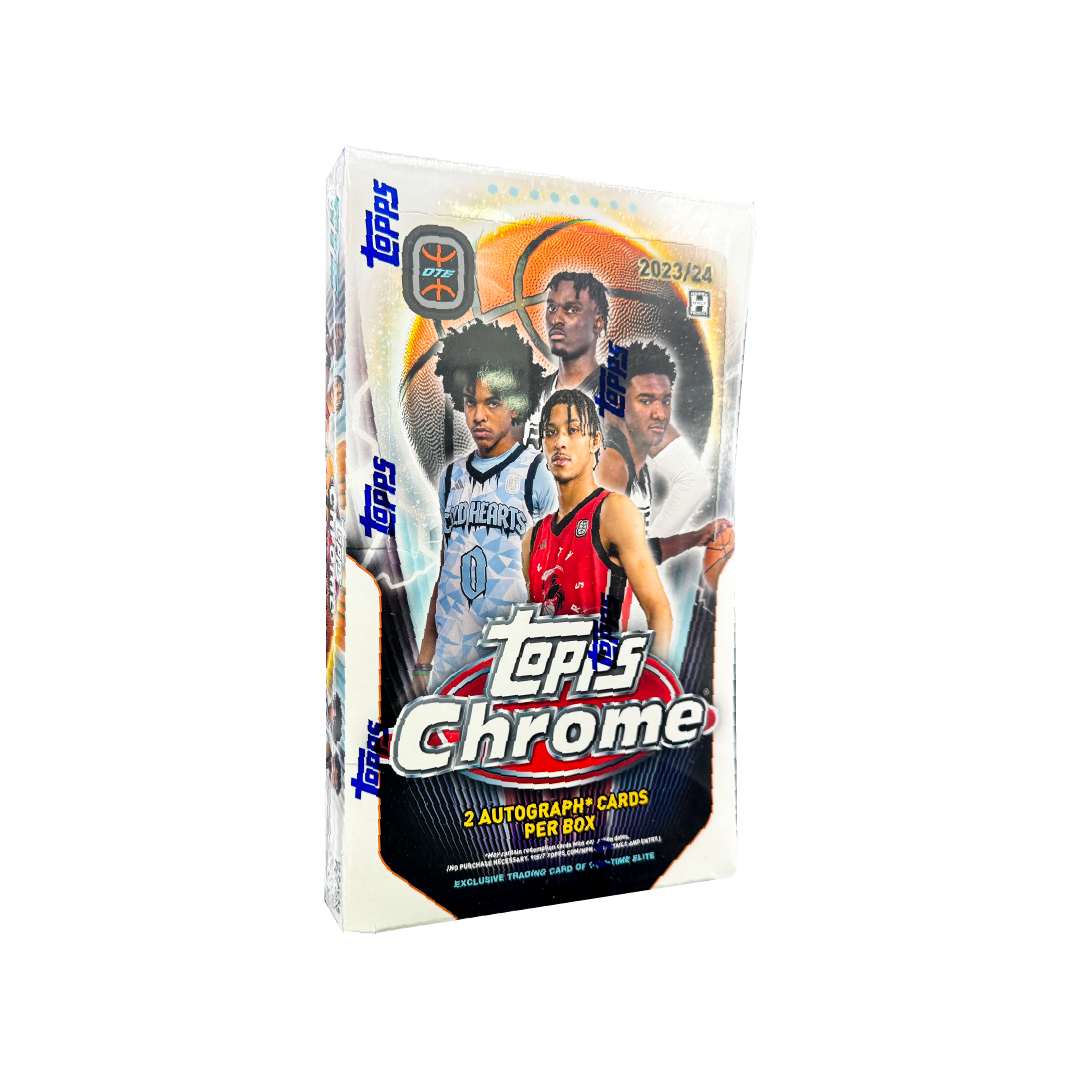 Topps Overtime Elite Chrome 2023-24 Basketball Trading Cards - Collectible Sports Cards for NBA Fans & Card Collectors - Perfect for Trading, Gifting, and Displaying in Your Collection