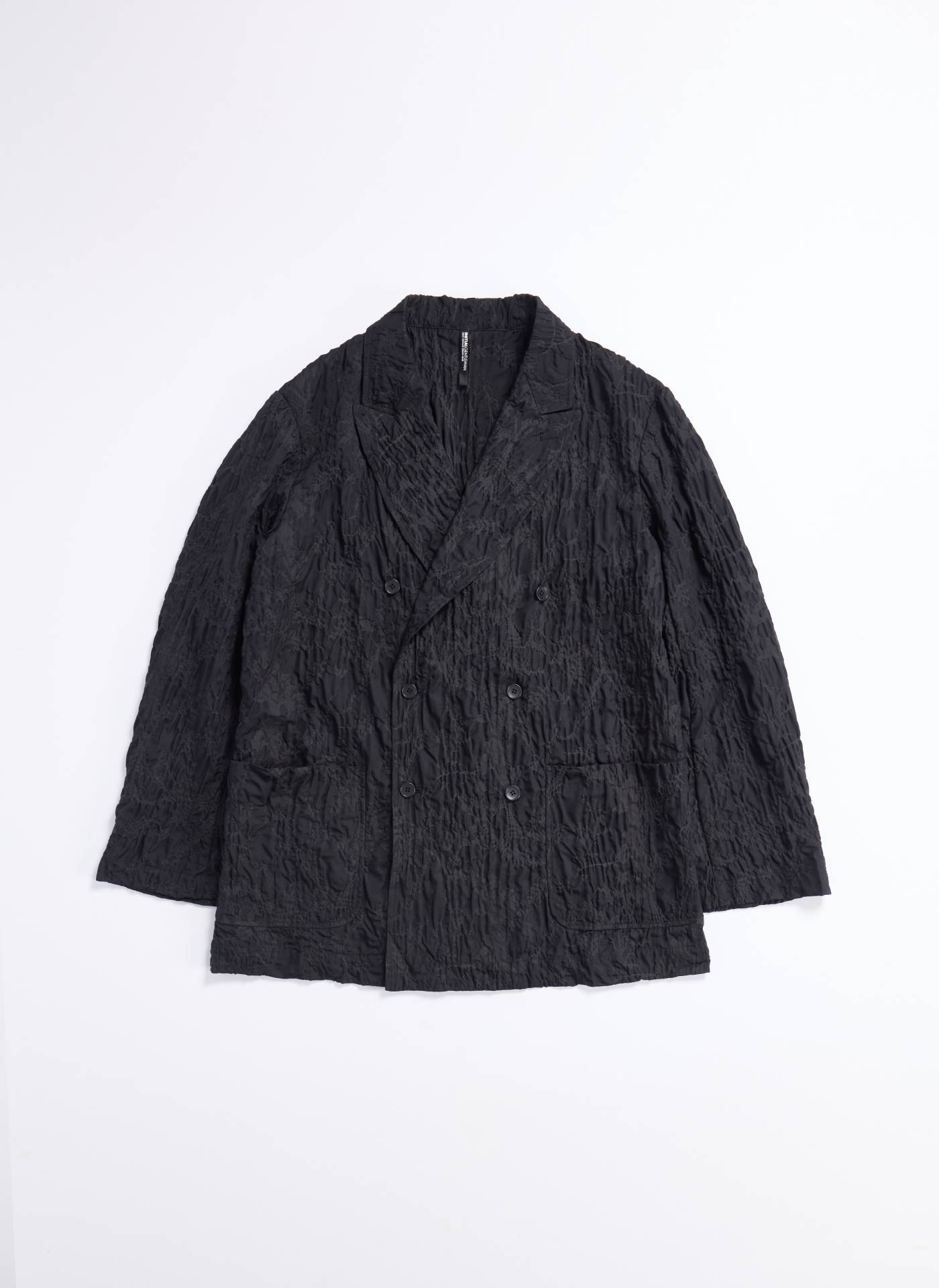 Stylish Embossed Fabric Double Breasted Blazer for Women - Elegant Office Wear & Business Formal Attire - Perfect for Work, Meetings, and Special Occasions