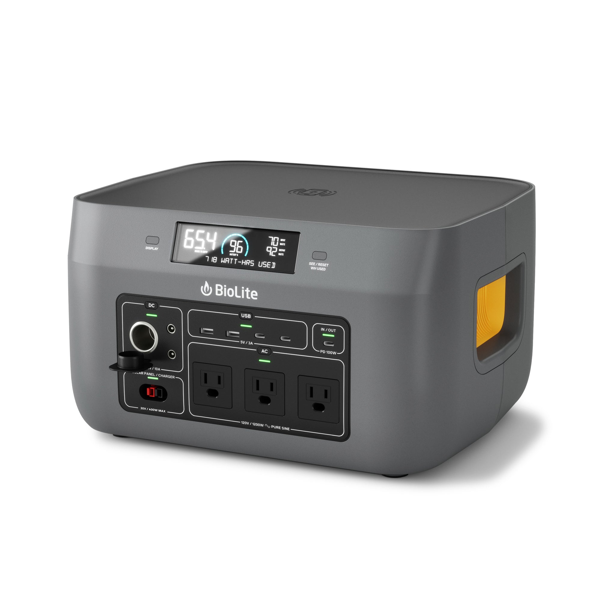 BaseCharge 1500+ Portable Power Station - 1500W/1512Wh Solar Generator for Outdoor Camping, RV Trips & Emergency Backup Power